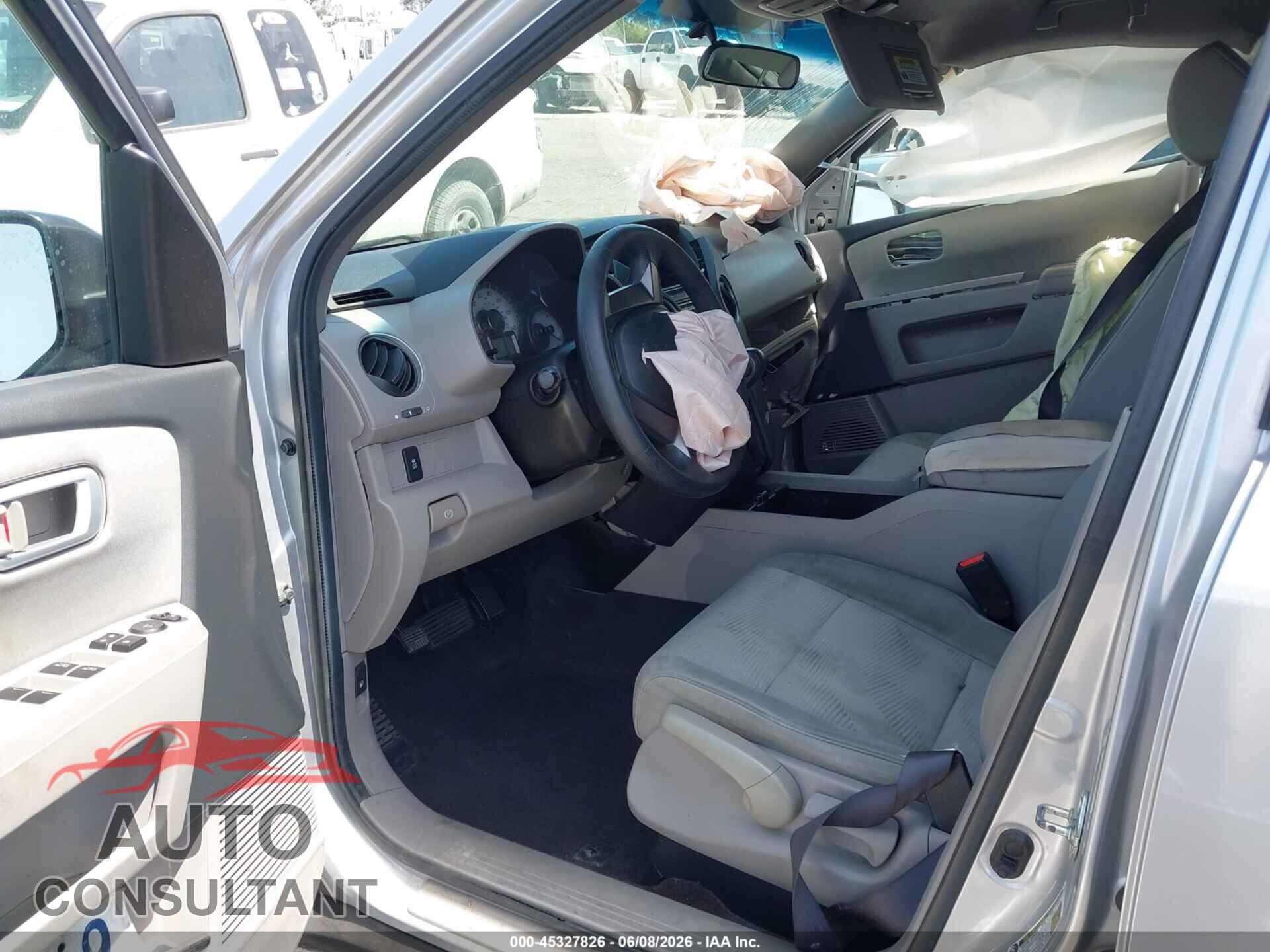 HONDA PILOT 2012 - 5FNYF3H21CB035189
