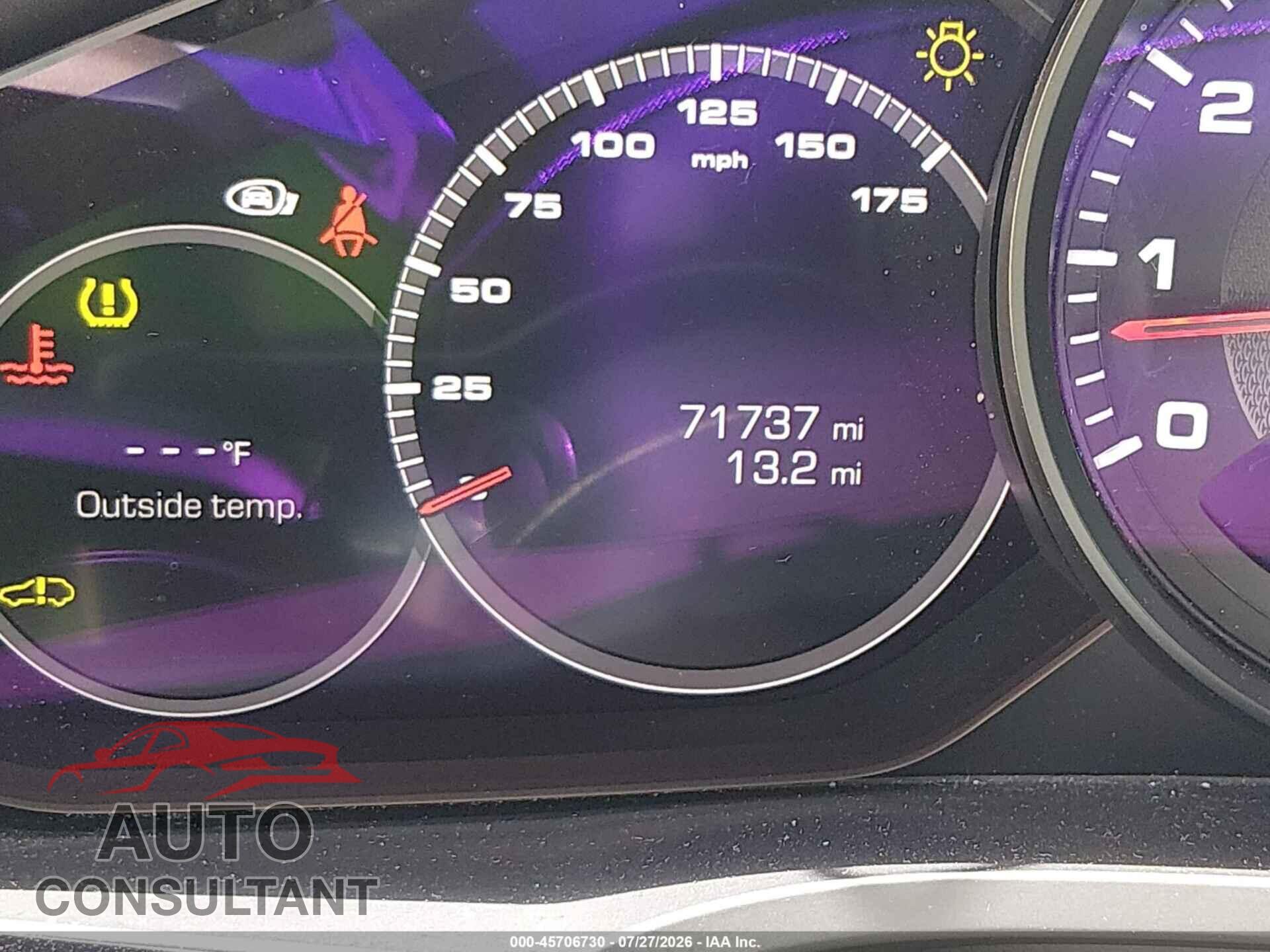 PORSCHE CAYENNE 2019 - WP1AA2AY7KDA12609