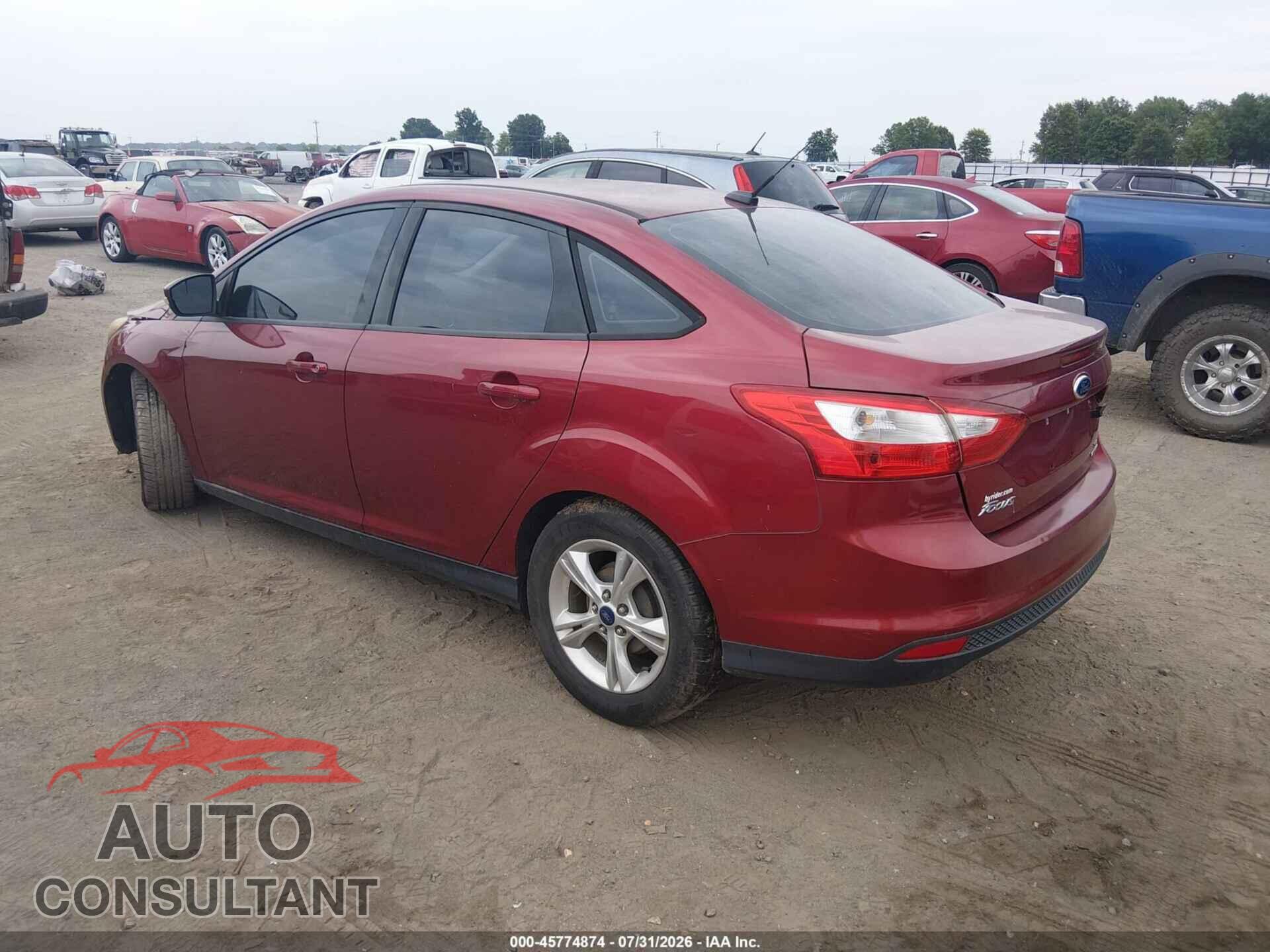 FORD FOCUS 2014 - 1FADP3F23EL387341