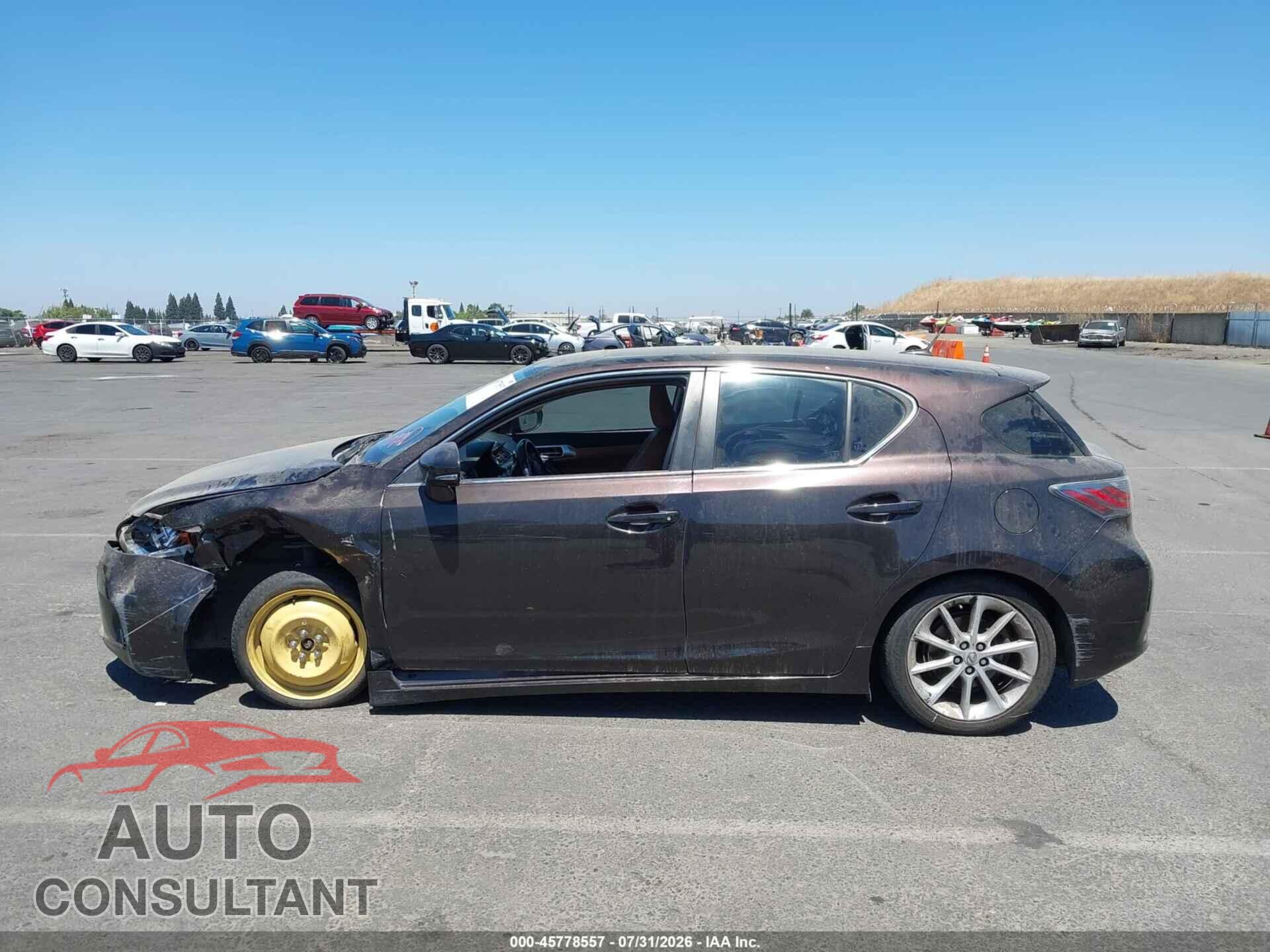 LEXUS CT 200H 2012 - JTHKD5BH5C2107498