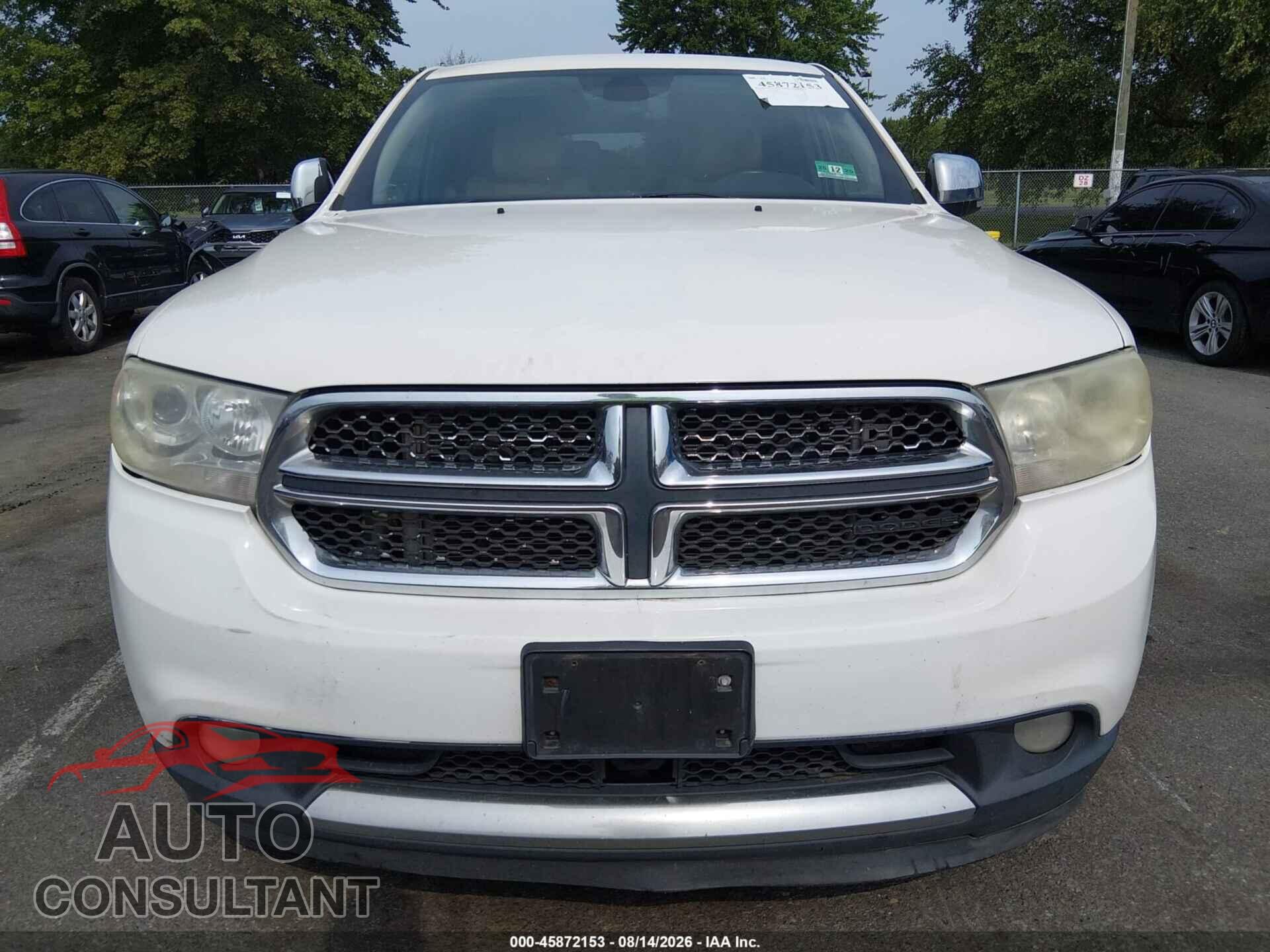 DODGE DURANGO 2012 - 1C4RDJEG1CC188327