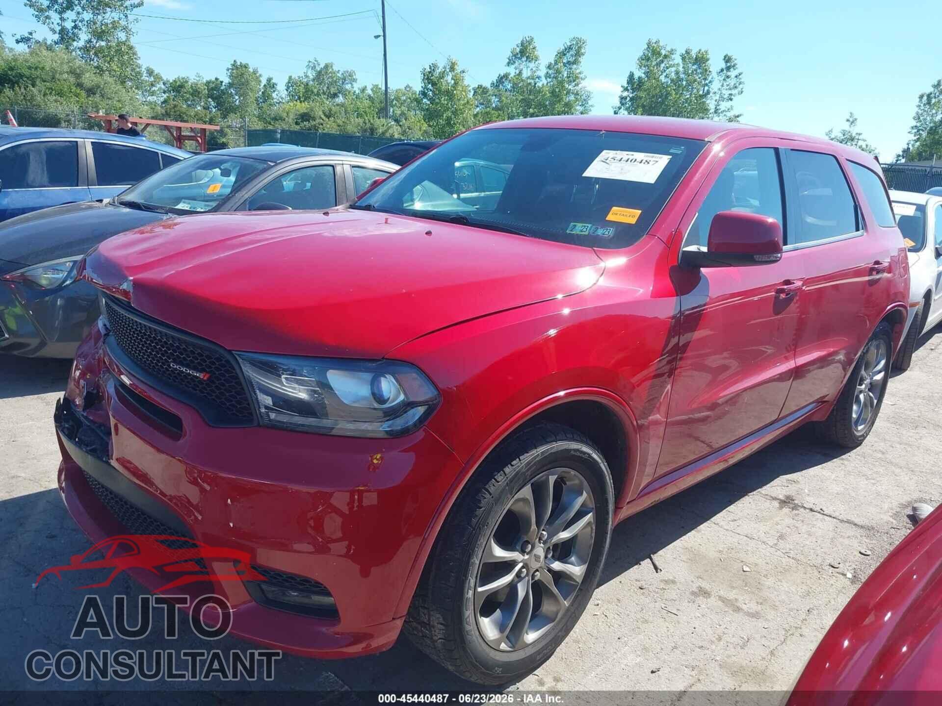 DODGE DURANGO 2019 - 1C4RDJDG1KC722426