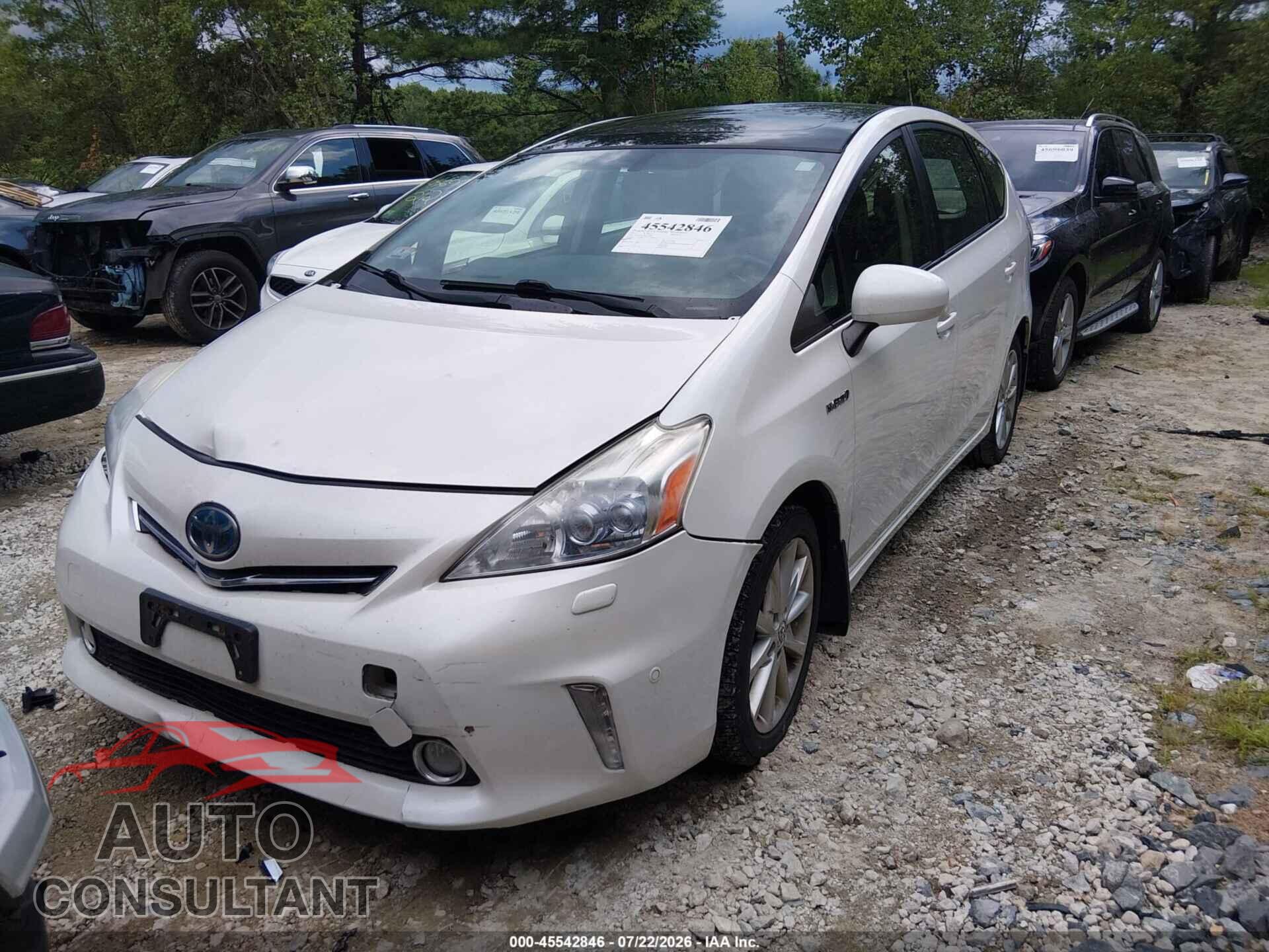 TOYOTA PRIUS V 2012 - JTDZN3EU2C3149504
