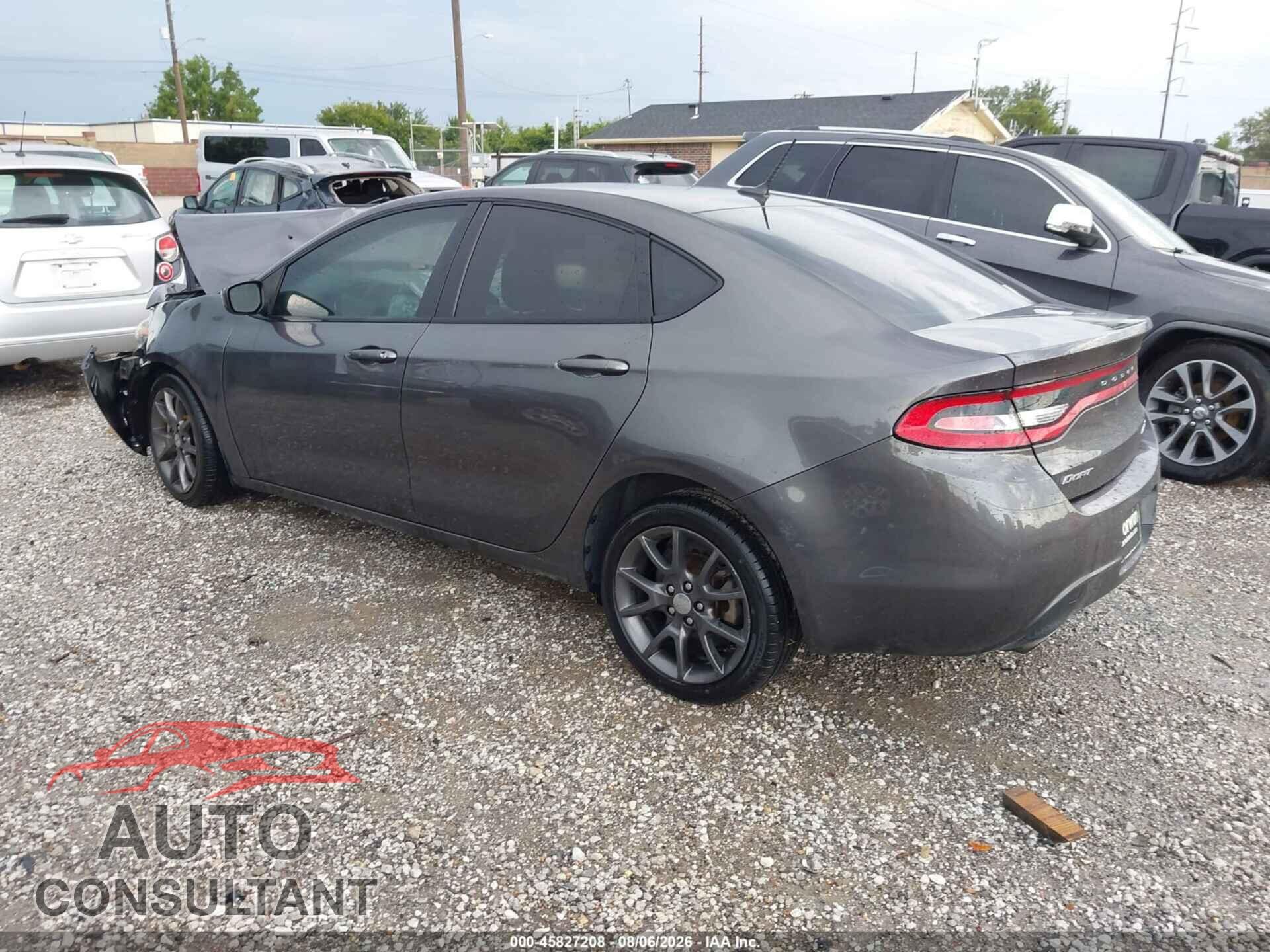 DODGE DART 2015 - 1C3CDFBBXFD298520