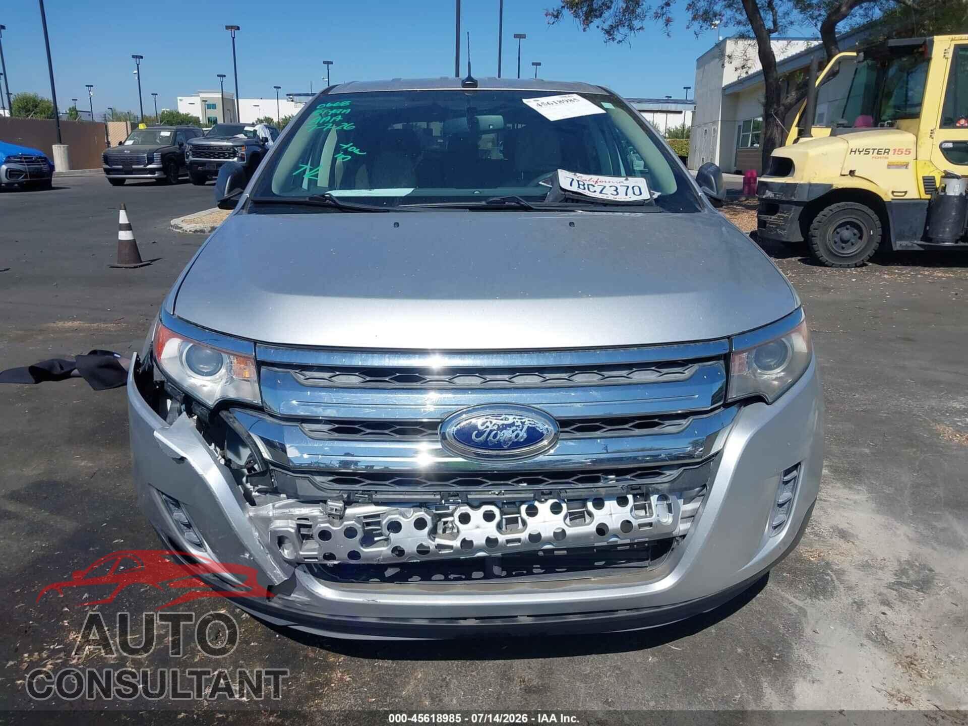 FORD EDGE 2013 - 2FMDK3G92DBB83080