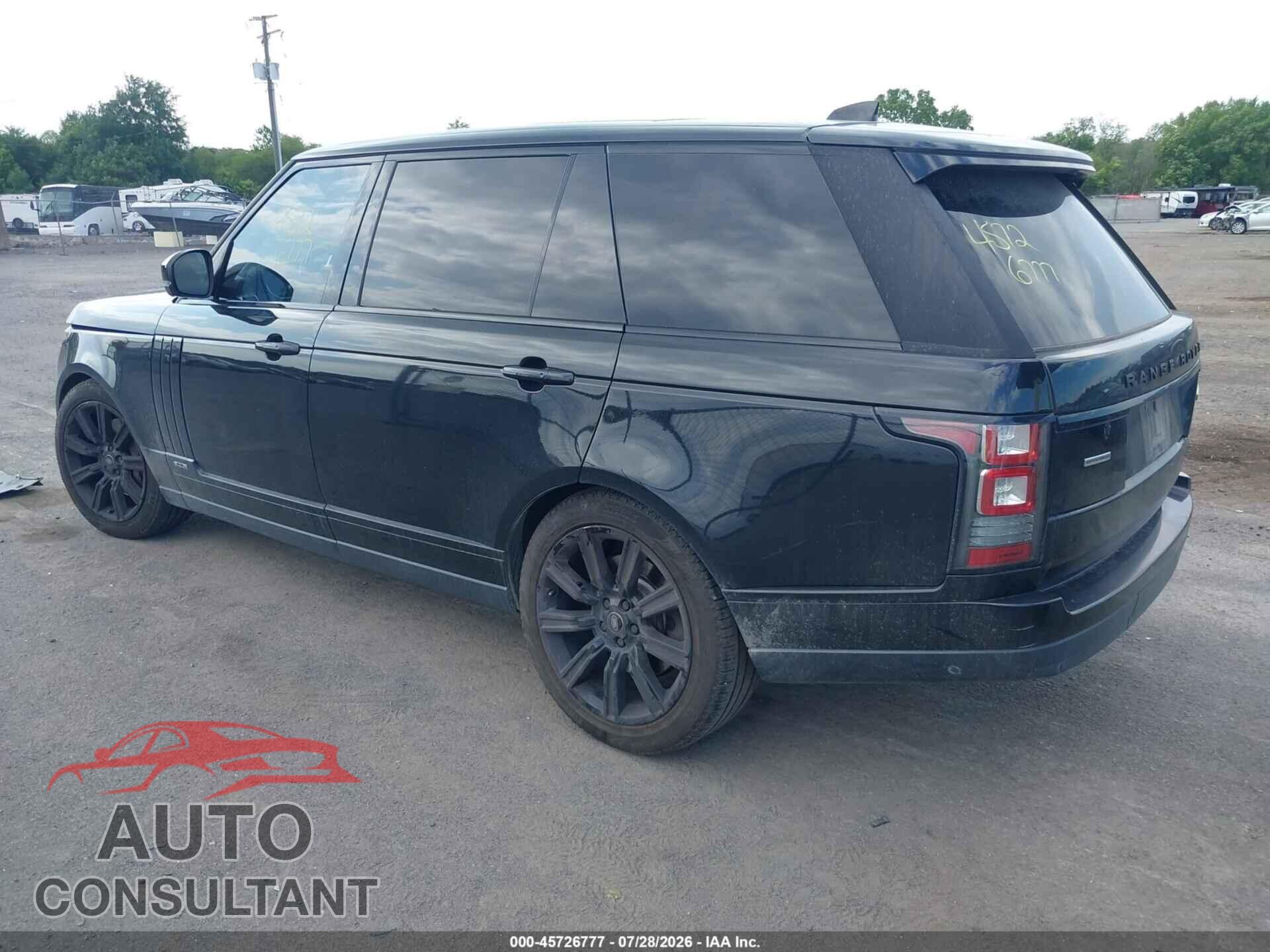 LAND ROVER RANGE ROVER 2017 - SALGS5FE7HA357523