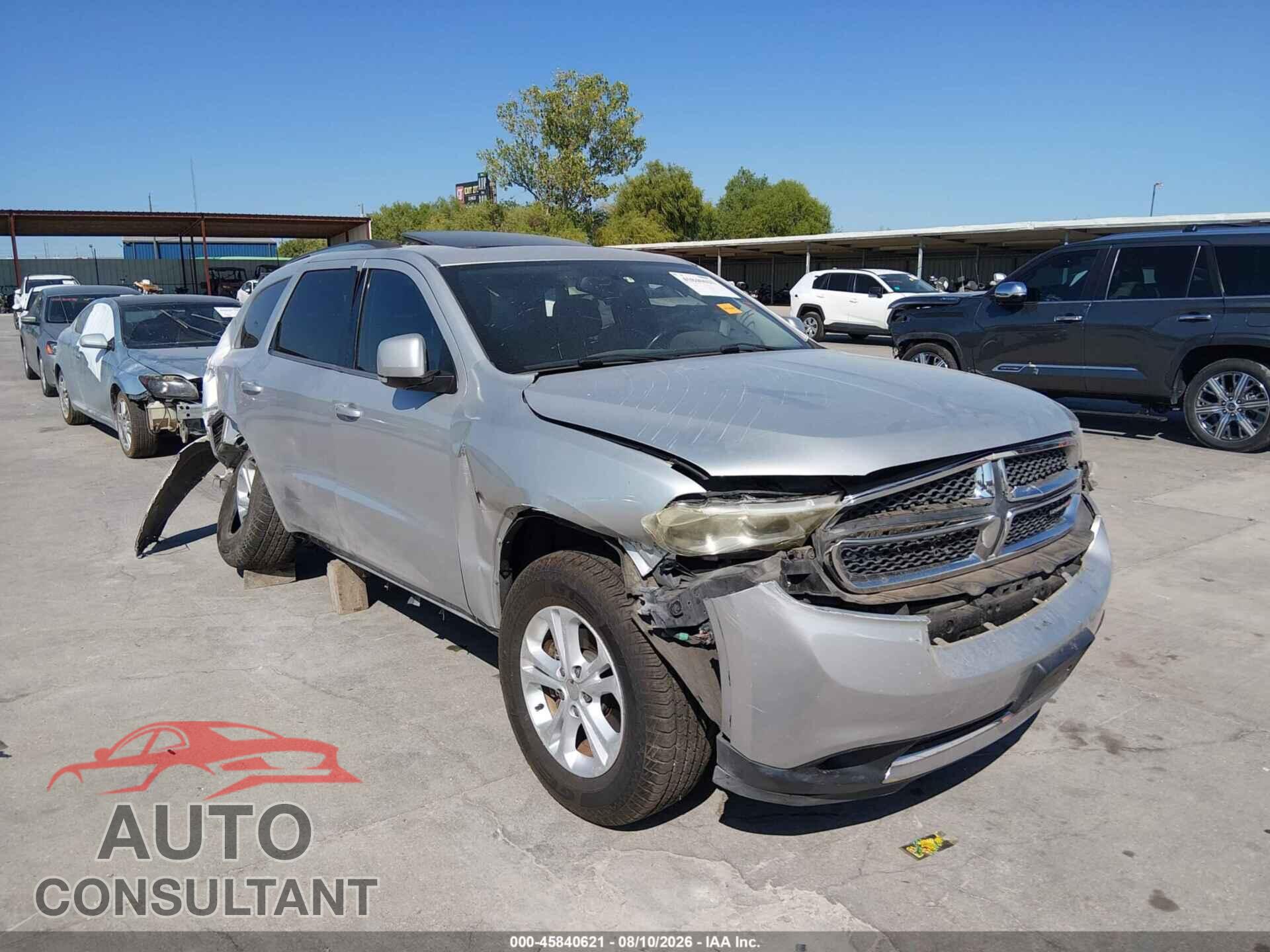 DODGE DURANGO 2012 - 1C4RDHDG0CC257177