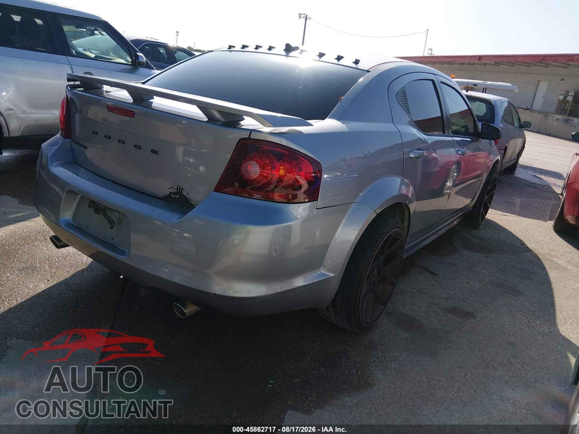 DODGE AVENGER 2013 - 1C3CDZAG3DN769803
