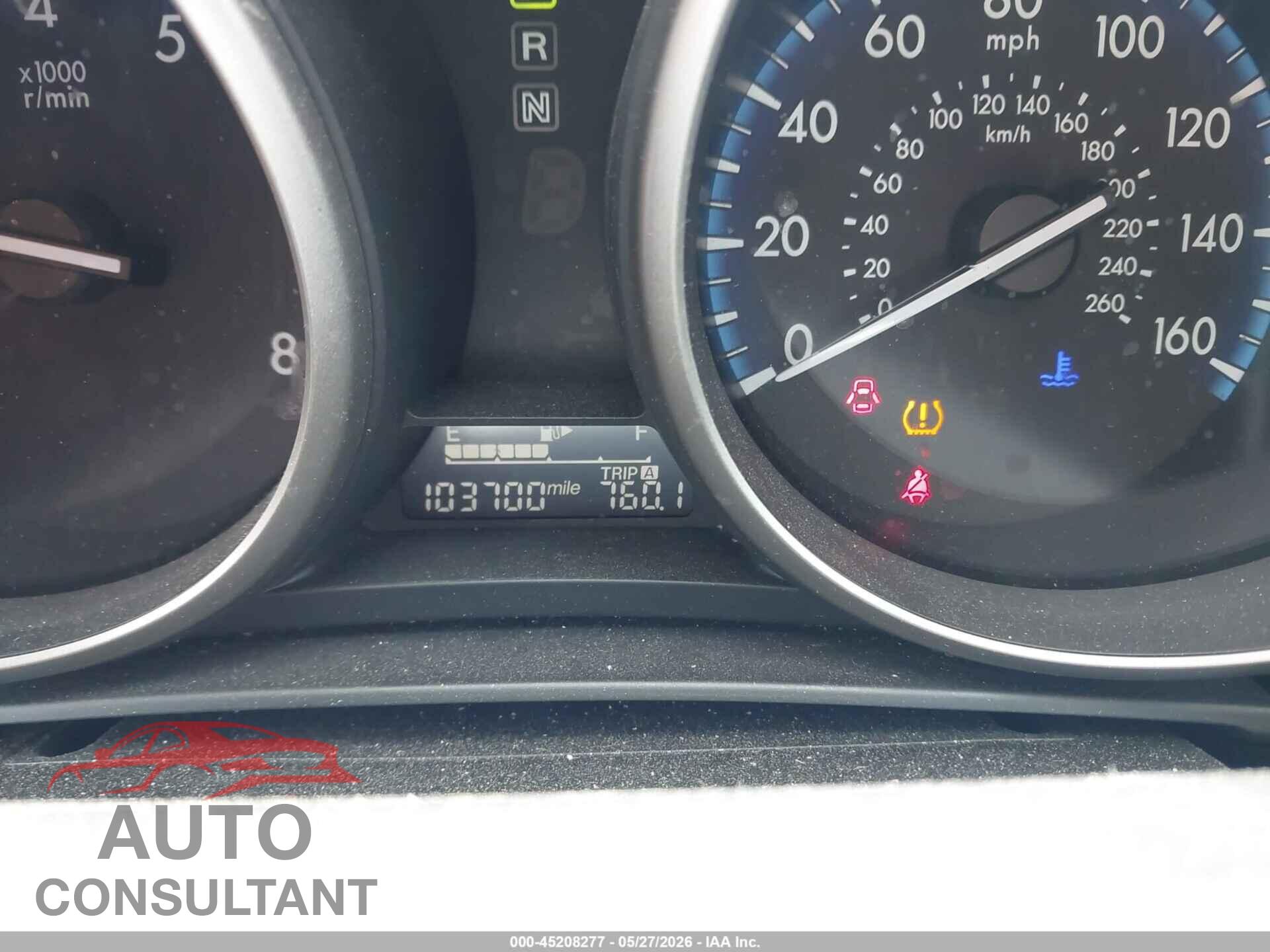 MAZDA MAZDA3 2013 - JM1BL1U78D1846356