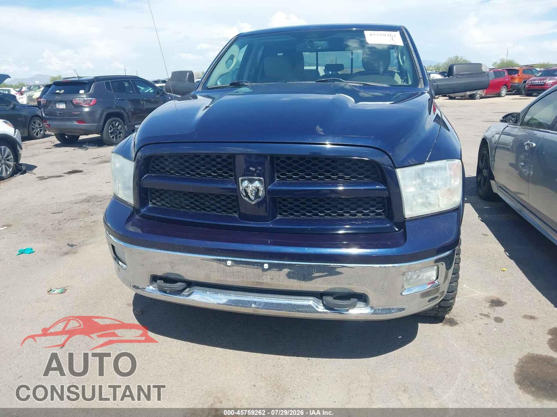 DODGE RAM 1500 2012 - 1C6RD7GP5CS179014