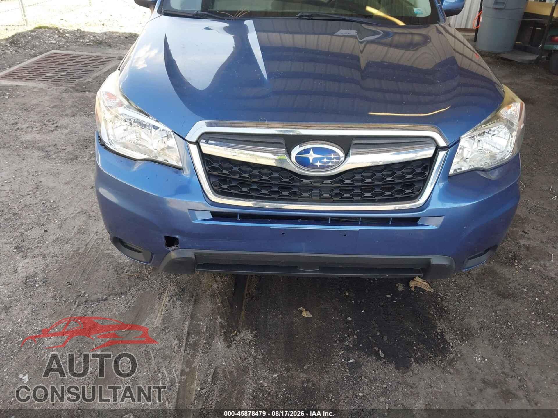SUBARU FORESTER 2016 - JS2SJADC8GH486912
