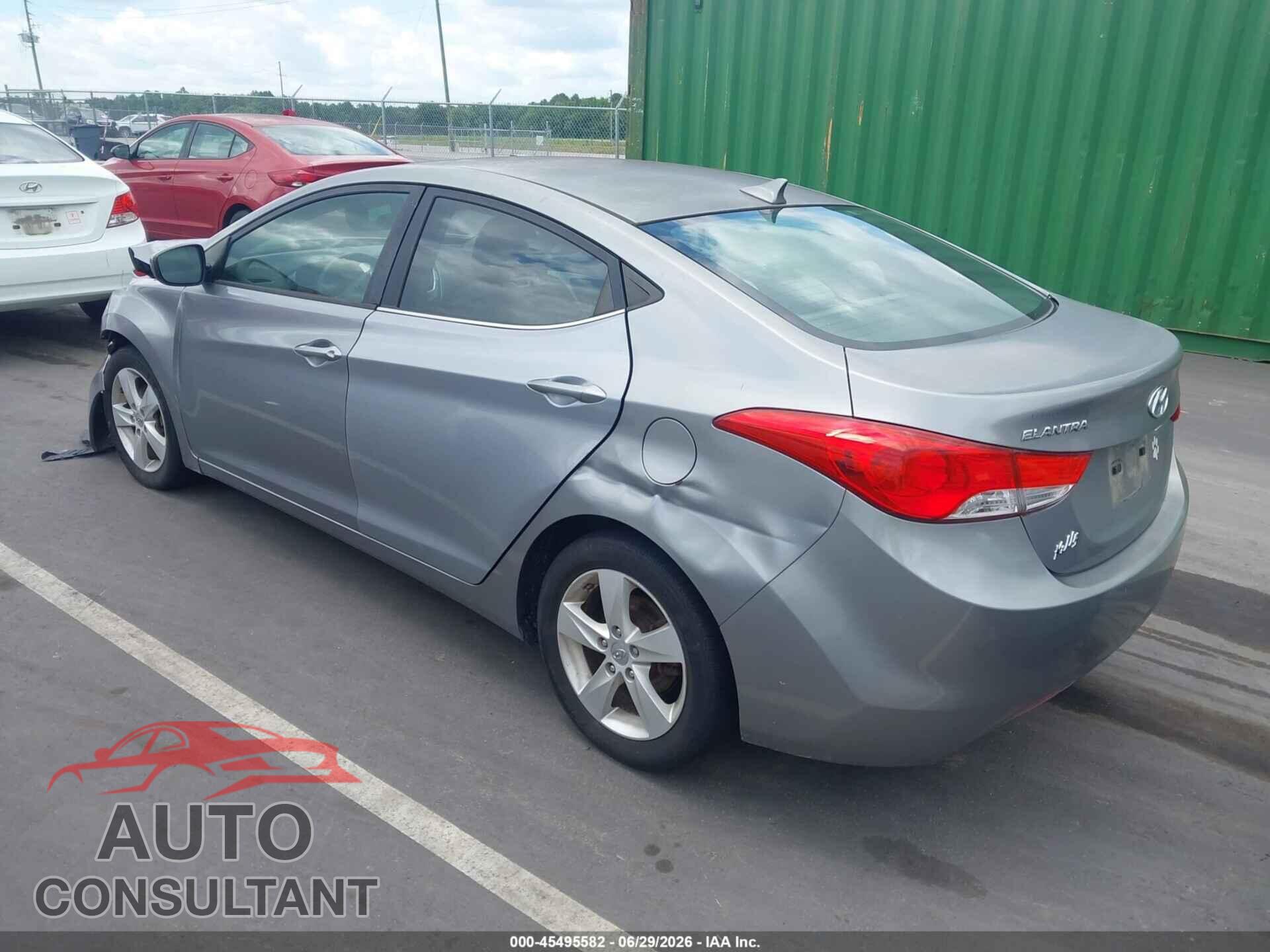 HYUNDAI ELANTRA 2012 - KMHDH4AE2CU211253