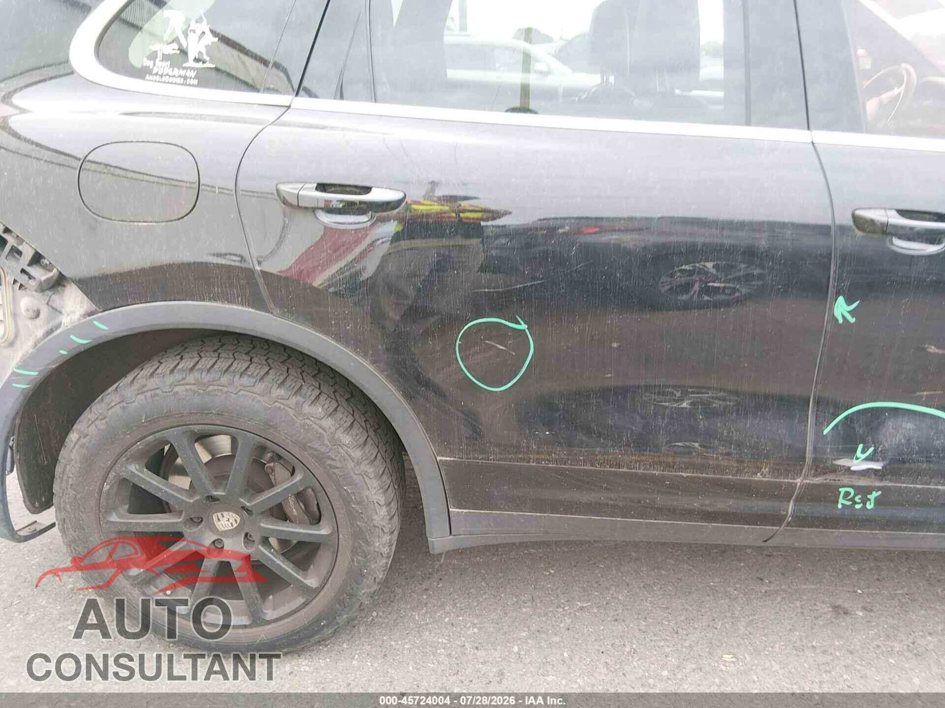 PORSCHE CAYENNE 2012 - WP1AA2A23CLA09693