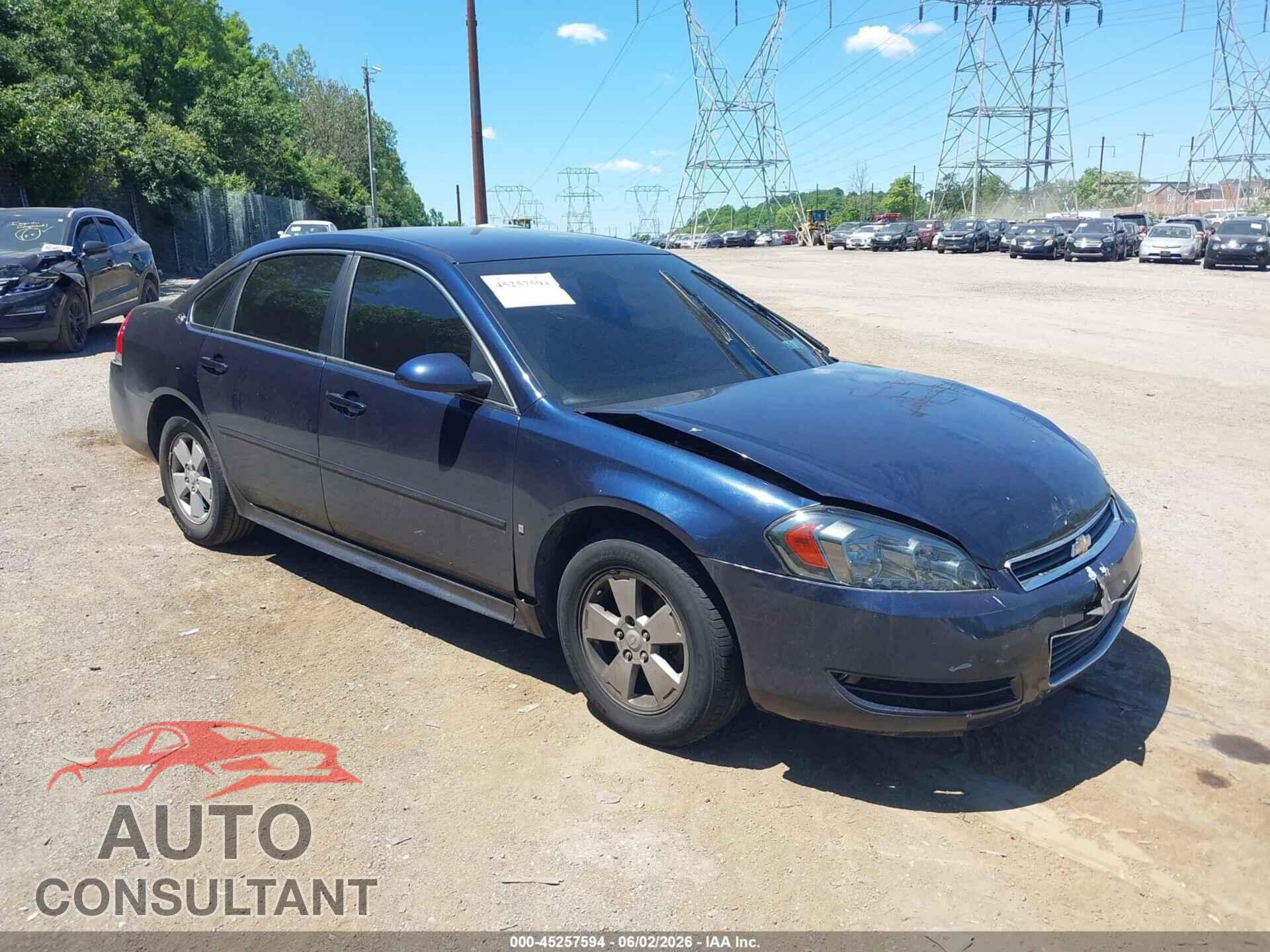 CHEVROLET IMPALA 2009 - 2G1WT57N291235610