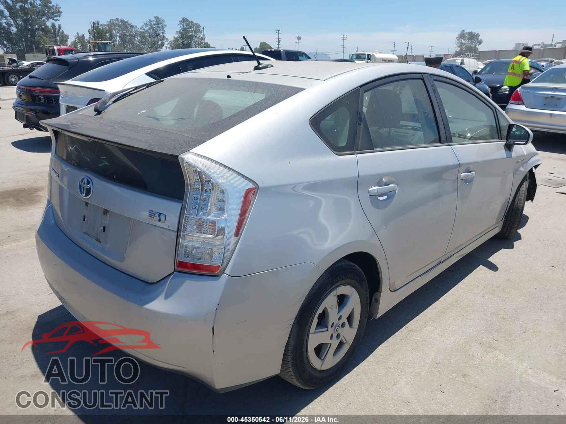 TOYOTA PRIUS 2011 - JTDKN3DU8B0265745