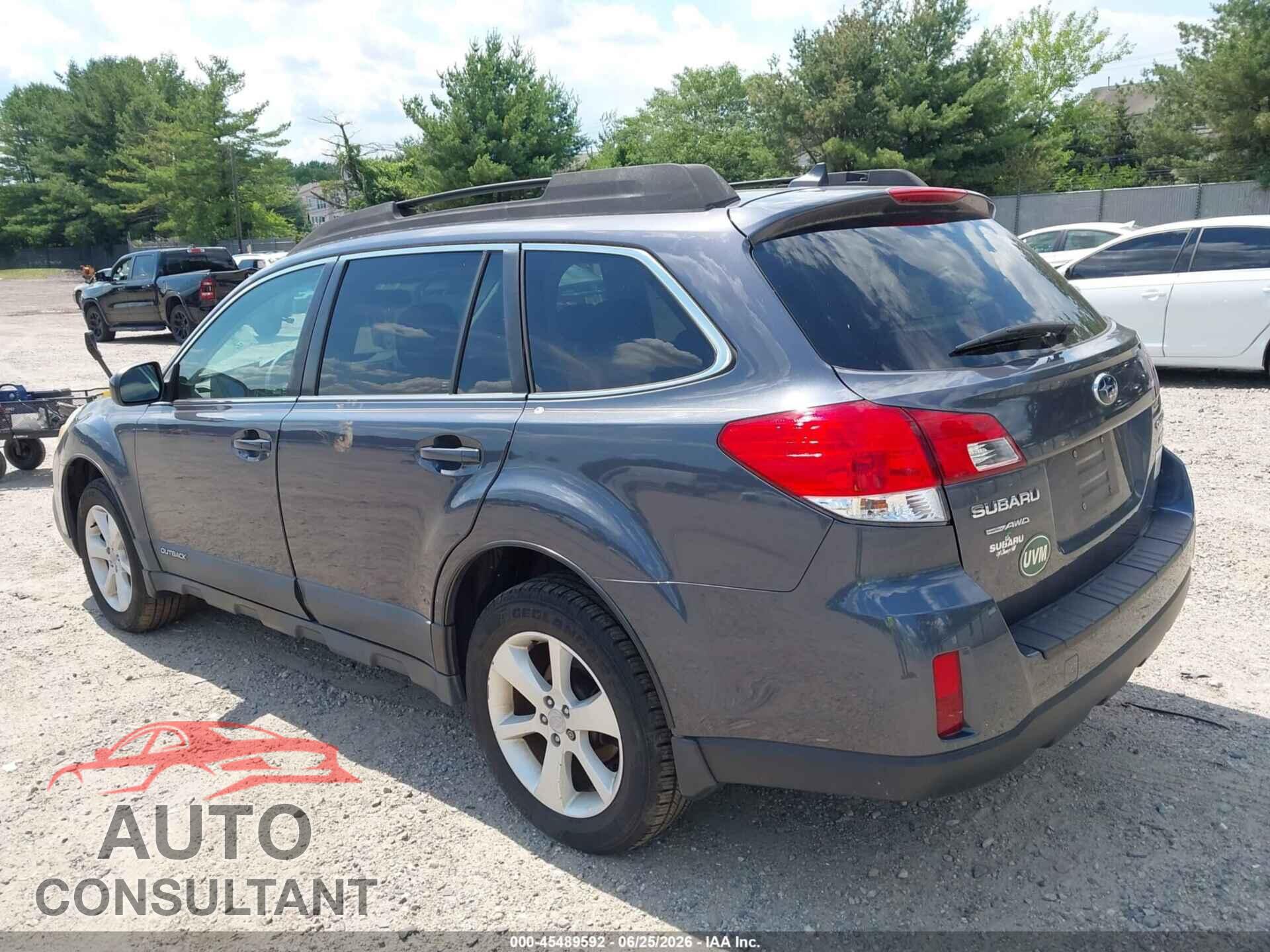 SUBARU OUTBACK 2014 - 4S4BRBCC4E3220209