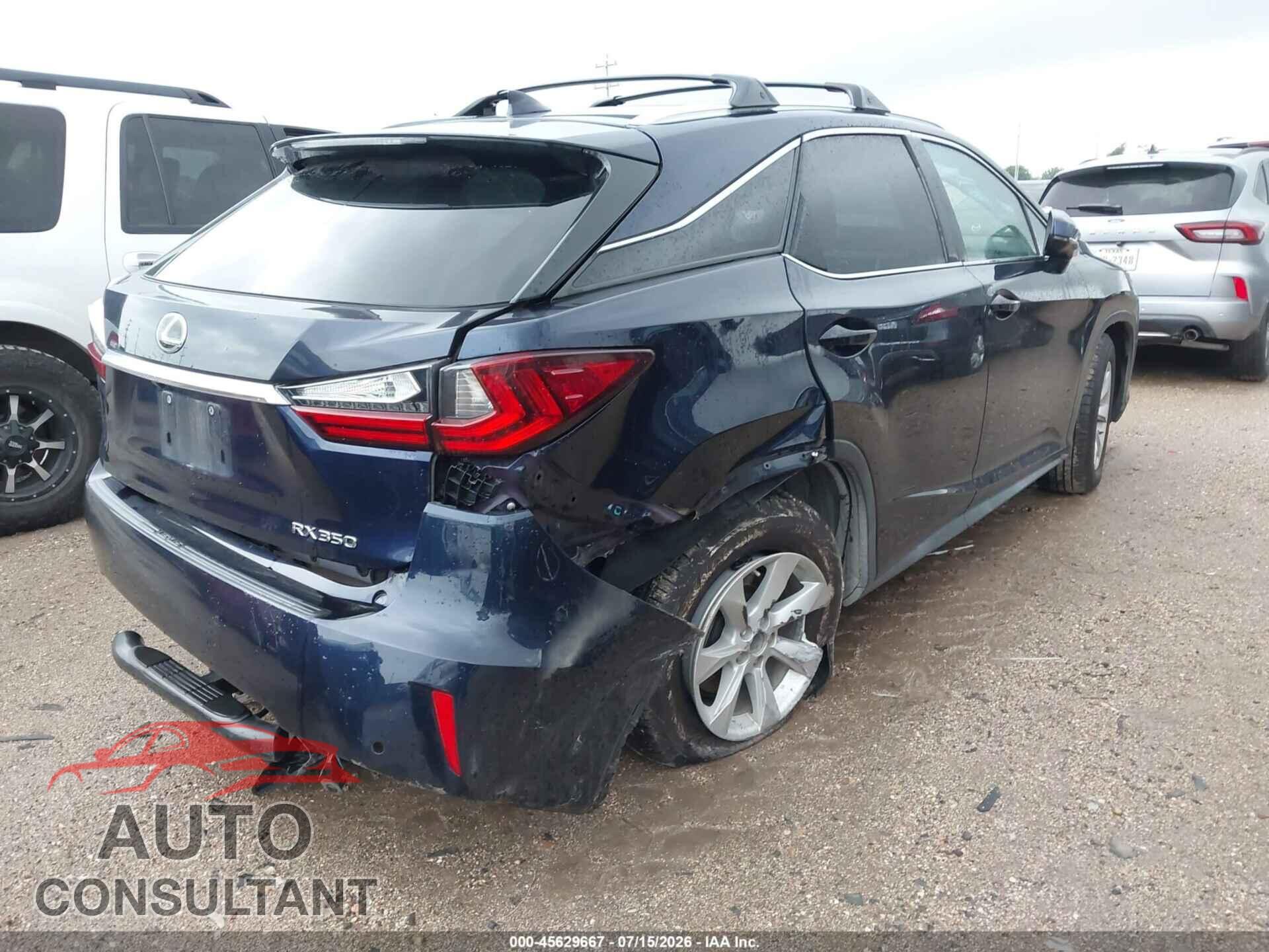 LEXUS RX 2017 - 2T2BZMCA1HC110854