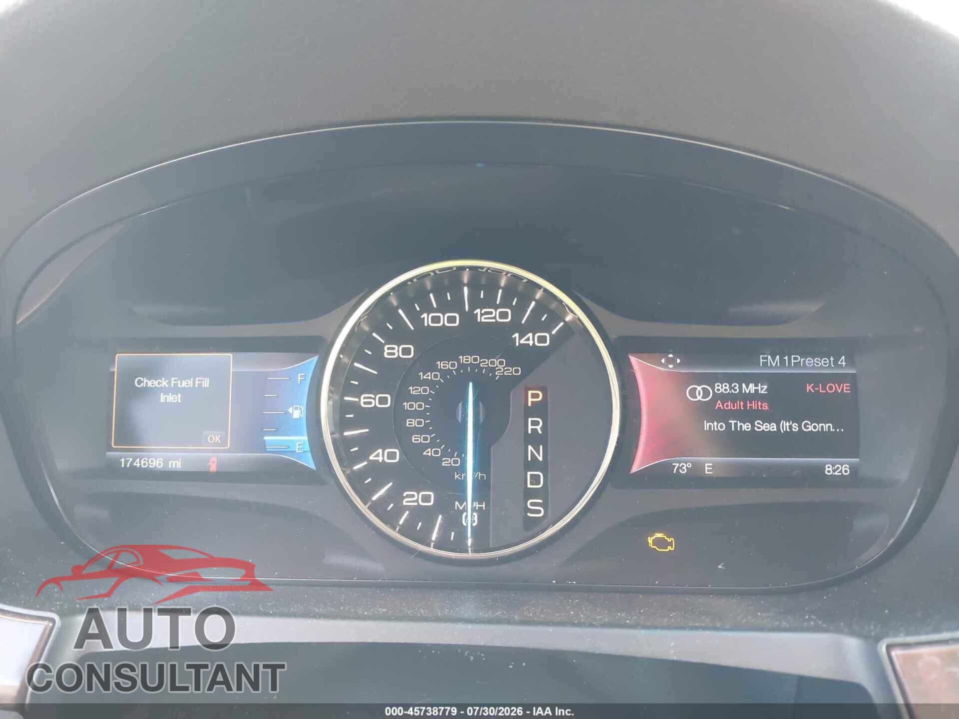 FORD EDGE 2014 - 2FMDK3KC6EBA09016