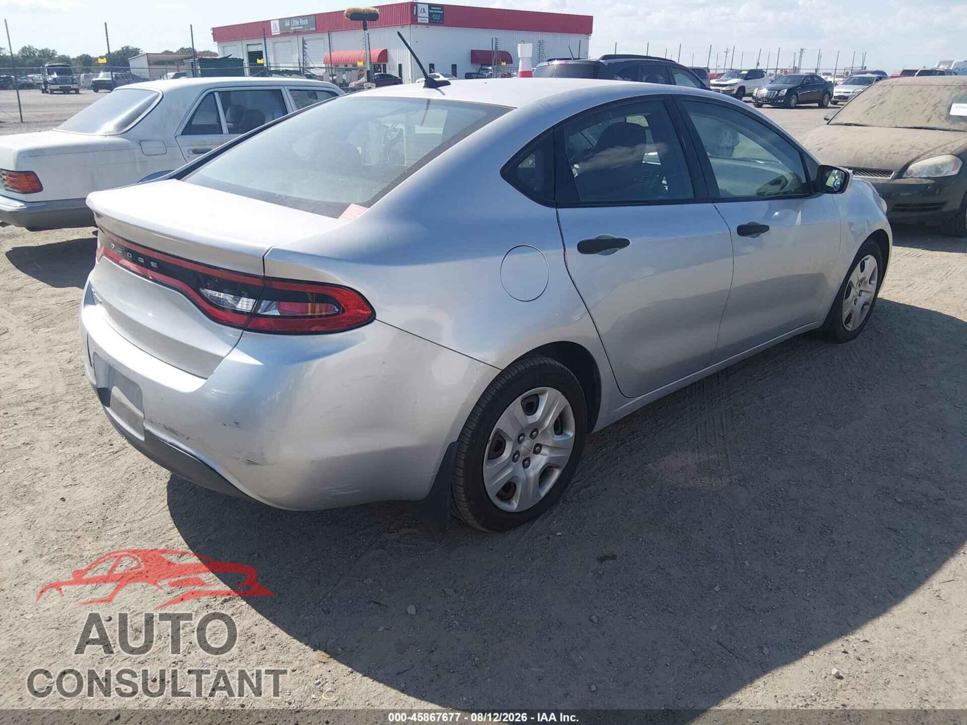 DODGE DART 2013 - 1C3CDFAA1DD334374