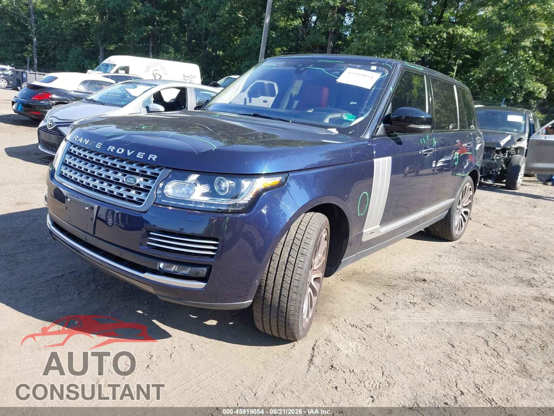 LAND ROVER RANGE ROVER 2017 - SALGV5FE0HA333457