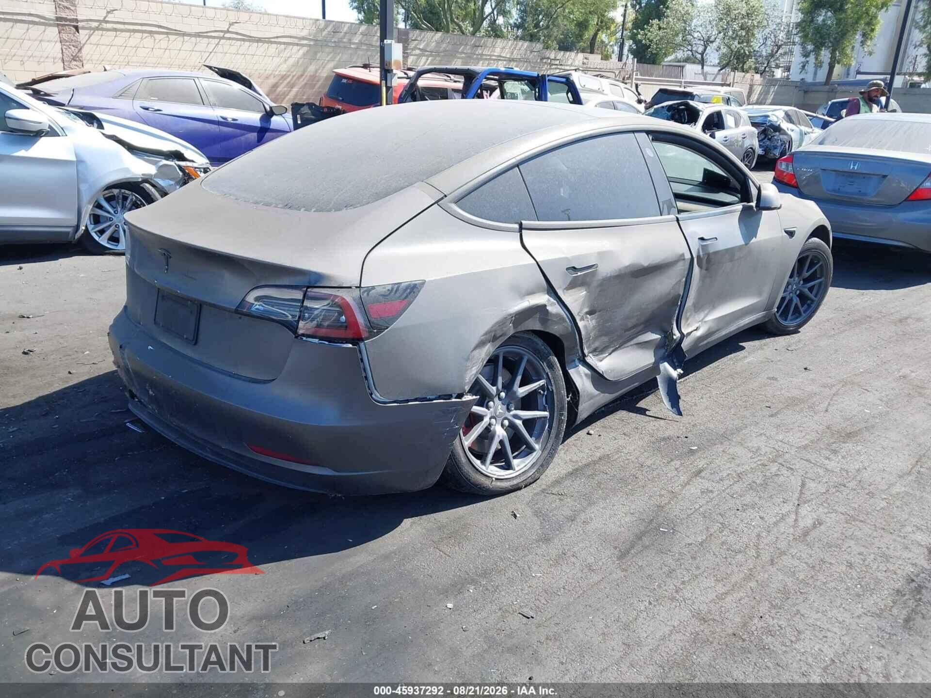 TESLA MODEL 3 2019 - 5YJ3E1EA8KF435617