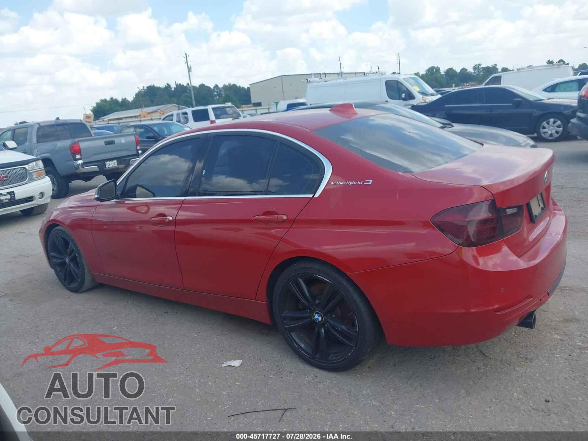 BMW ACTIVEHYBRID 3 2013 - WBA3F9C58DF145441
