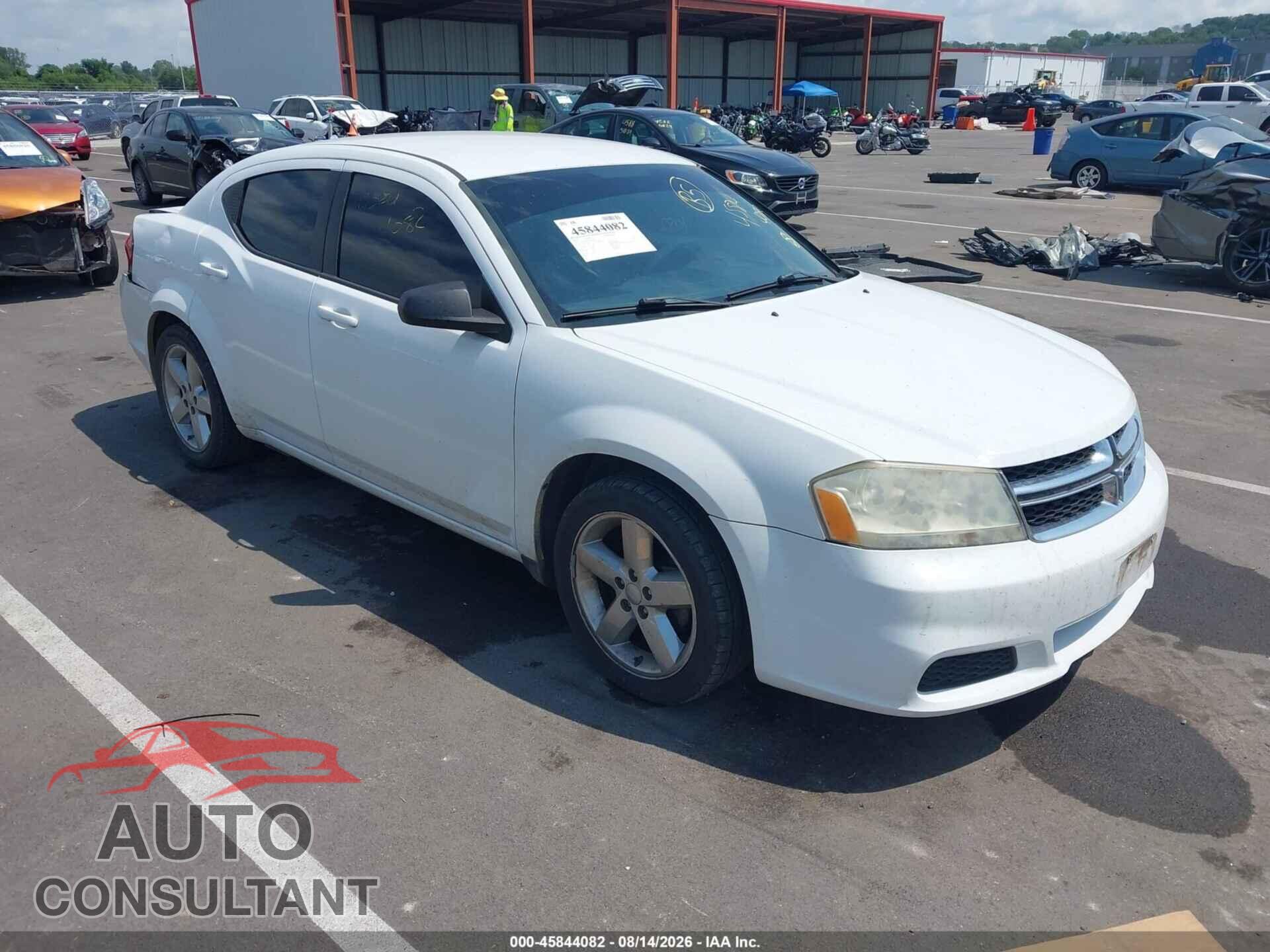 DODGE AVENGER 2013 - 1C3CDZAB3DN564227