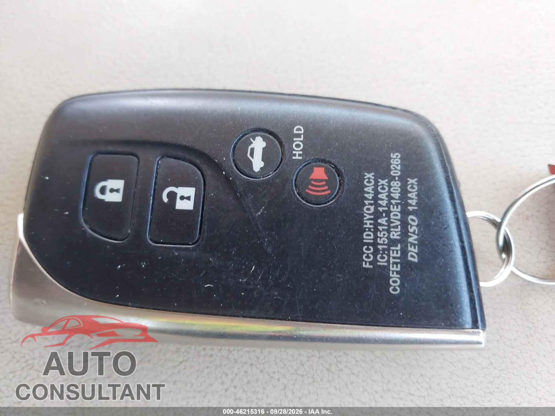 LEXUS LS 460 2013 - JTHBL5EF5D5114447