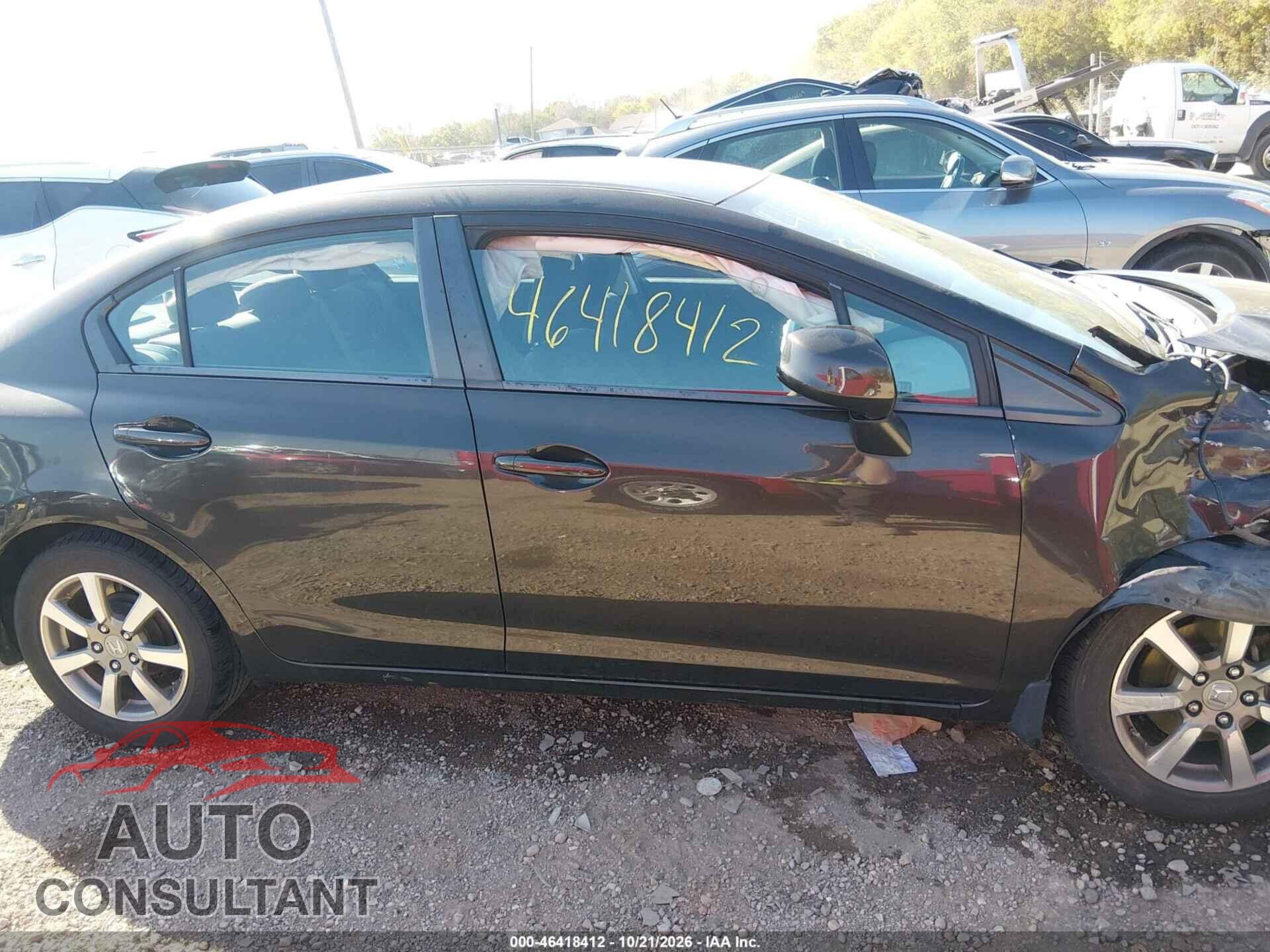 HONDA CIVIC 2013 - 19XFB2F5XDE003486