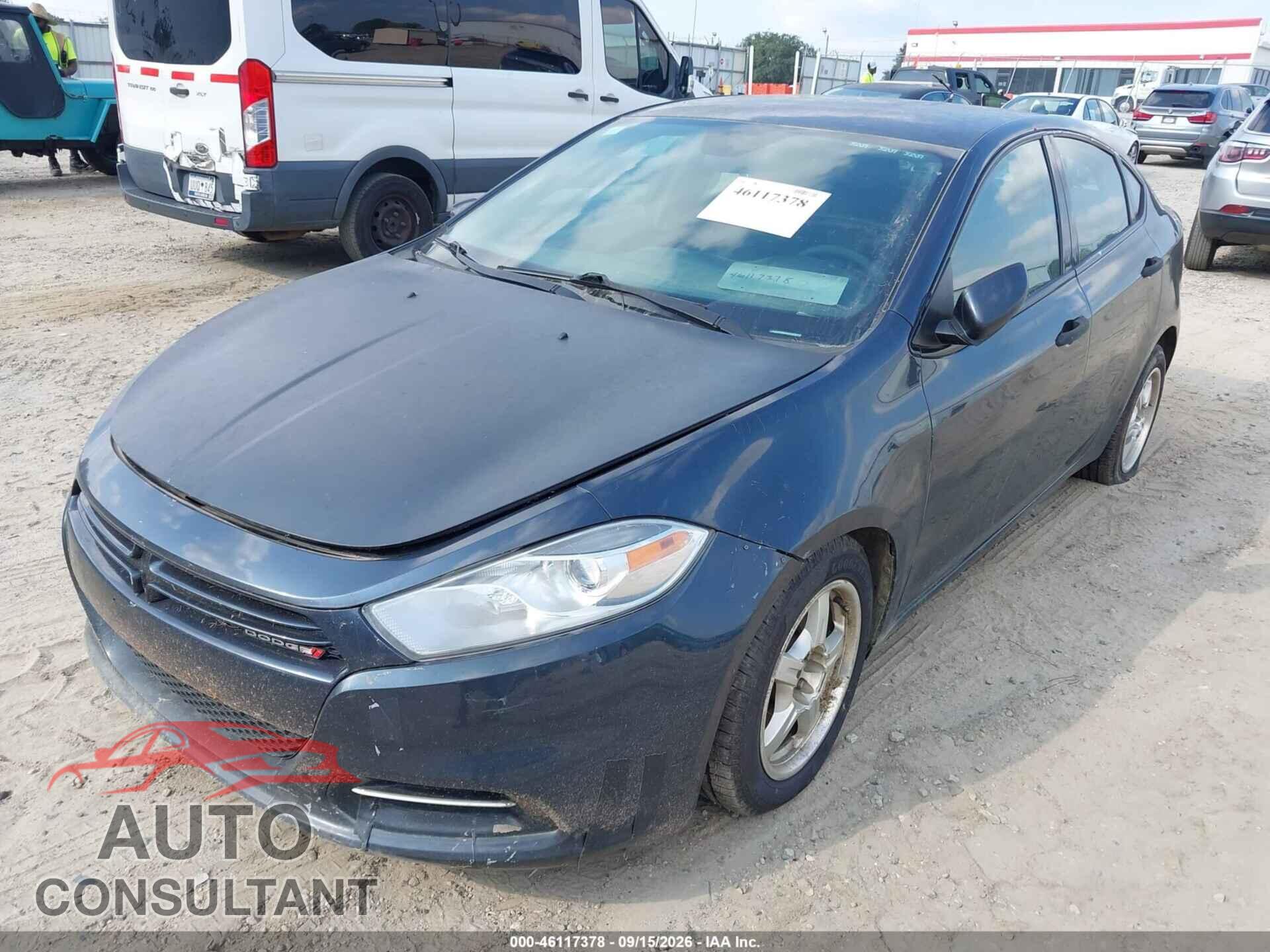 DODGE DART 2013 - 1C3CDFAAXDD331604