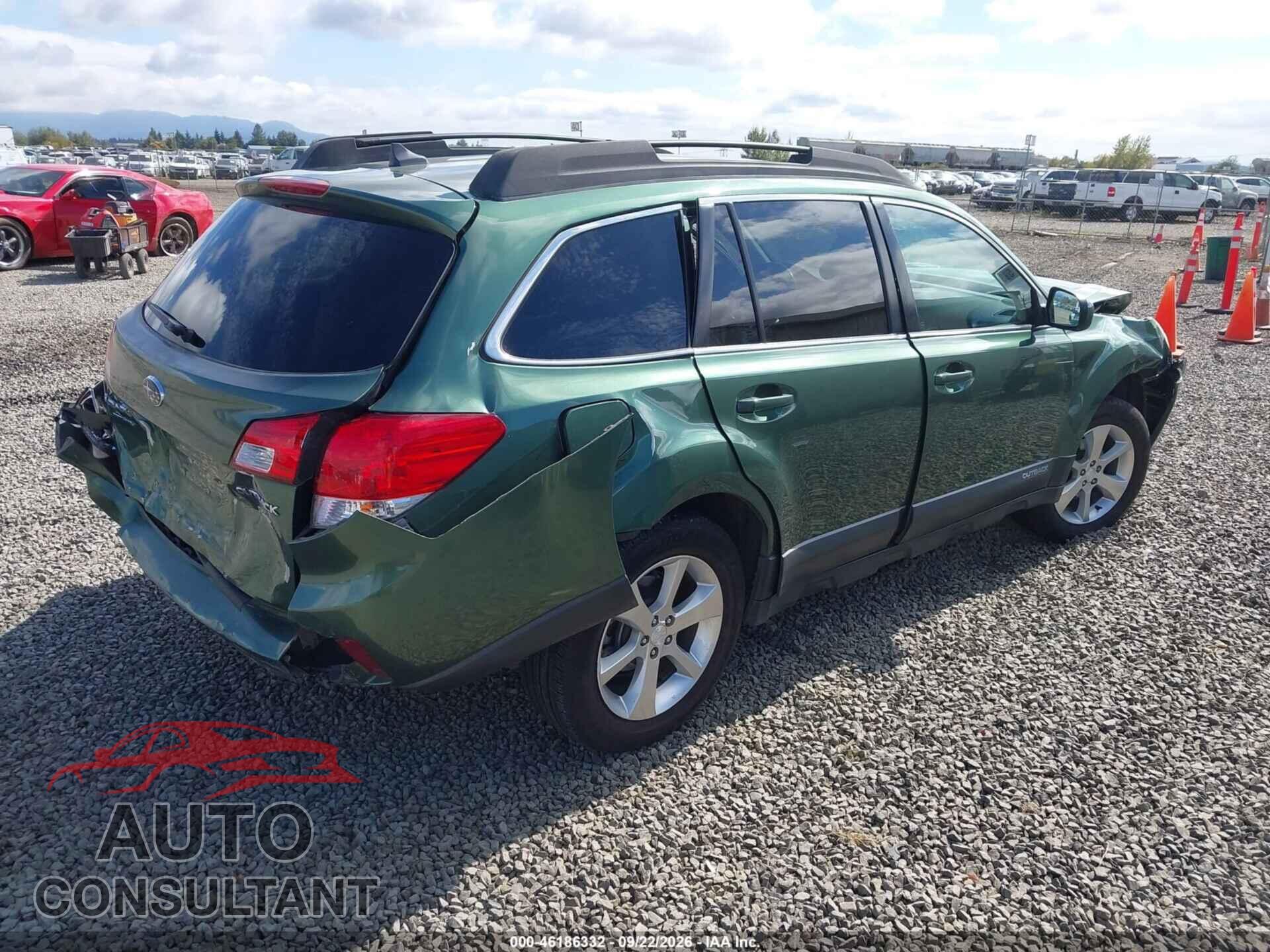 SUBARU OUTBACK 2014 - 4S4BRBLC4E3258717