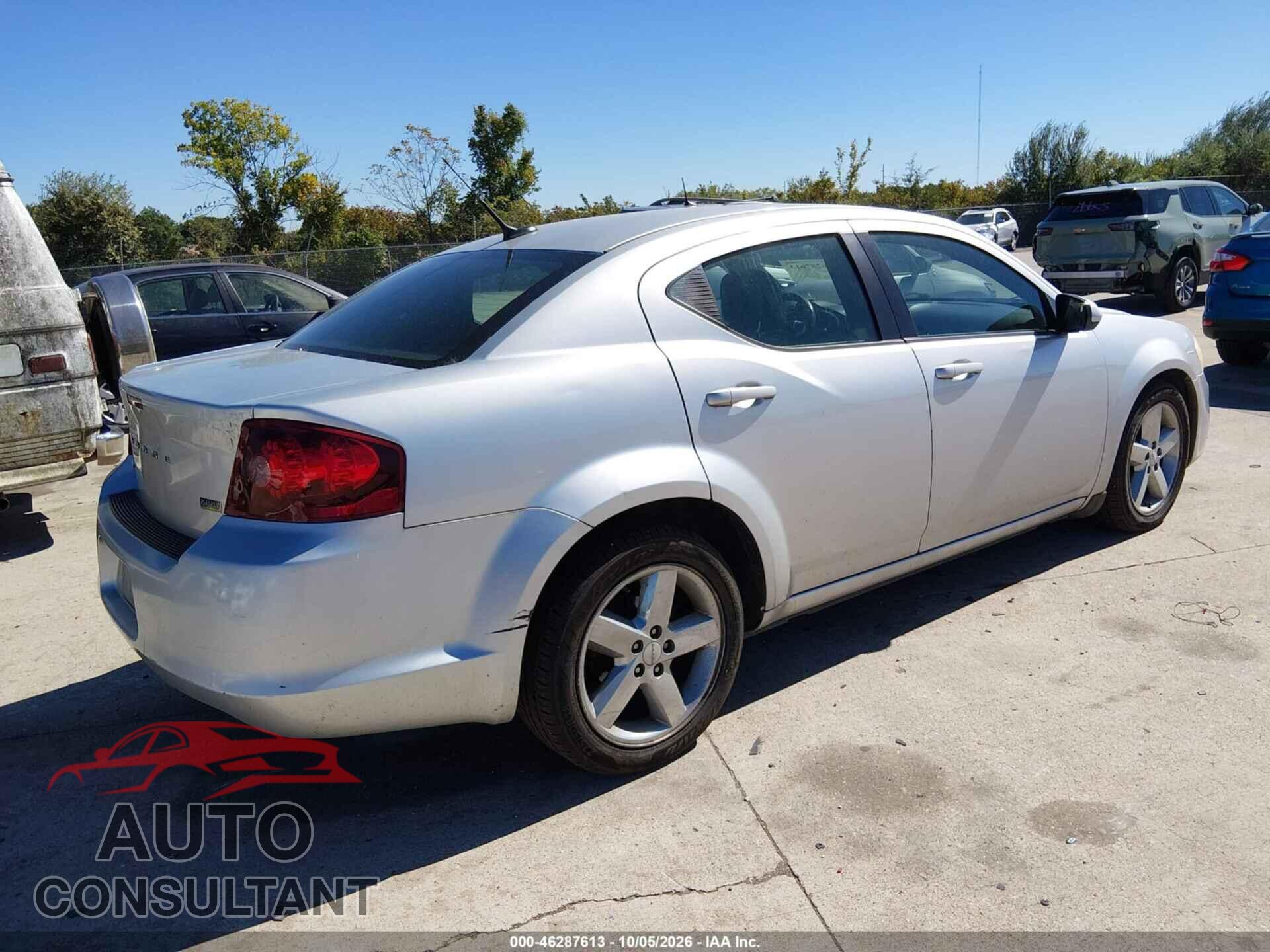 DODGE AVENGER 2011 - 1B3BD2FG9BN531606