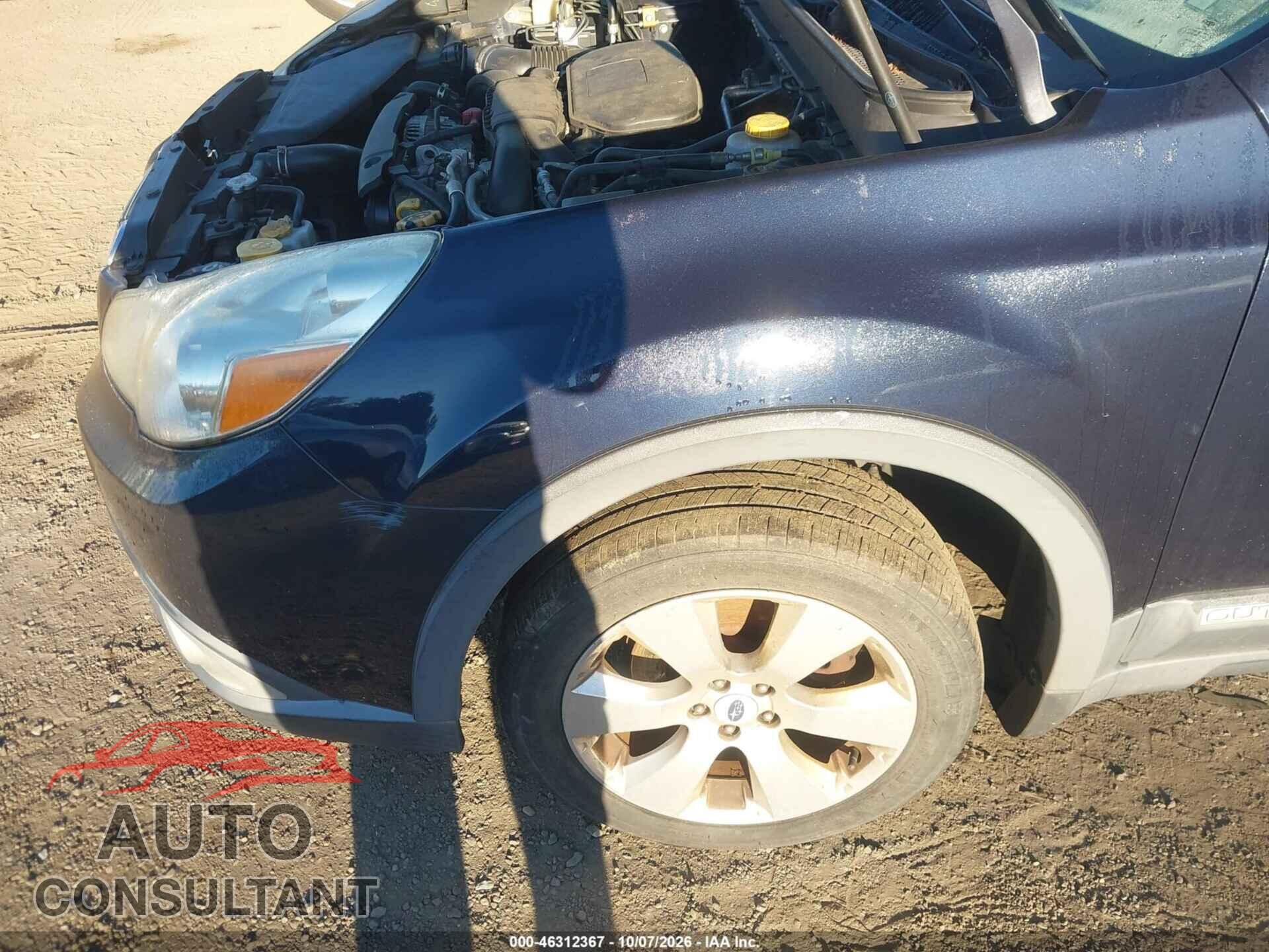 SUBARU OUTBACK 2012 - 4S4BRBKCXC3206362