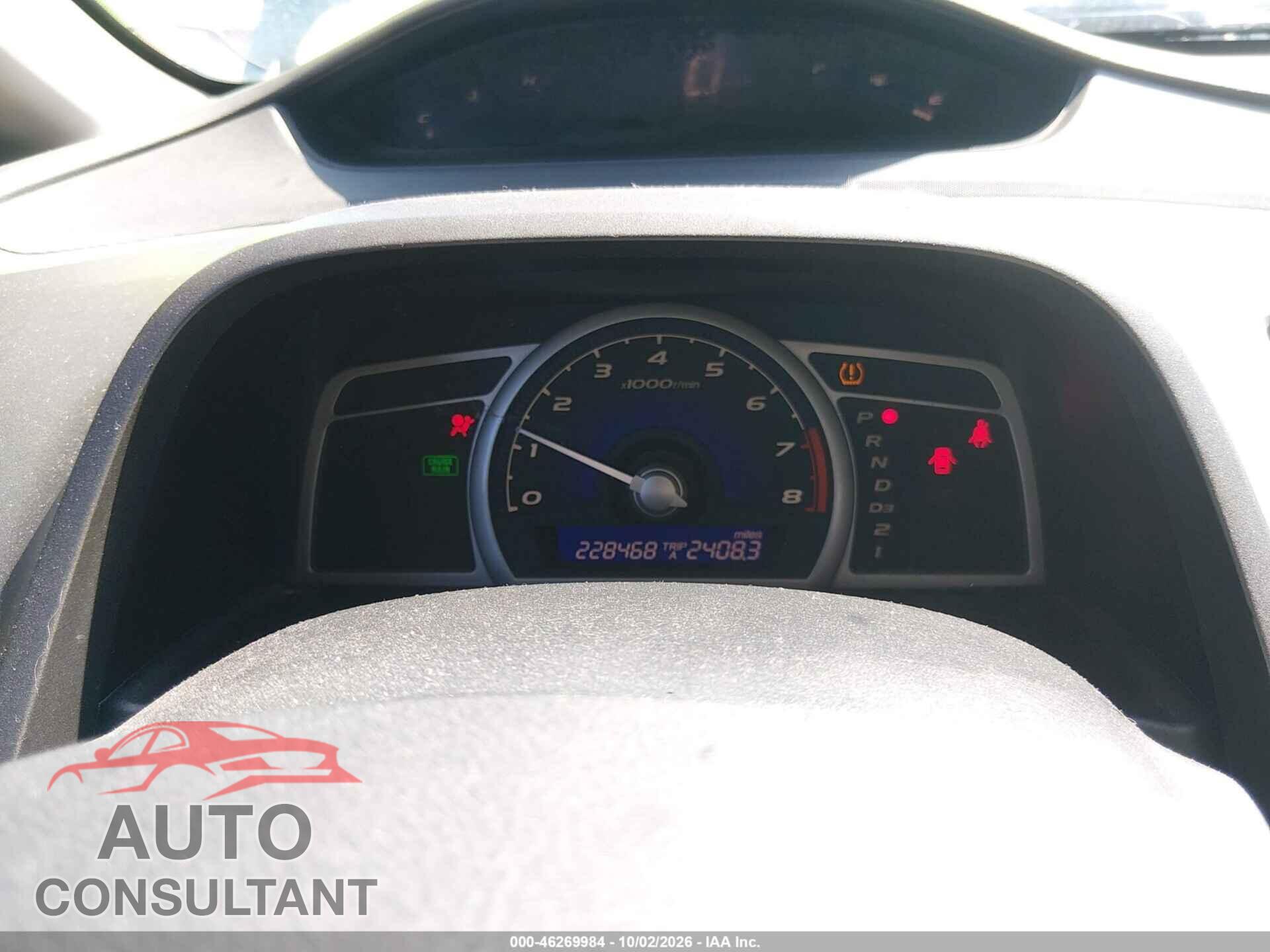 HONDA CIVIC 2010 - 19XFA1F8XAE049404