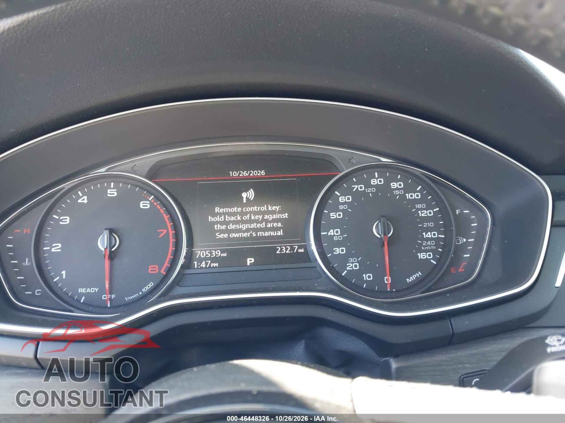 AUDI A4 2019 - WAUGMAF49KN021810
