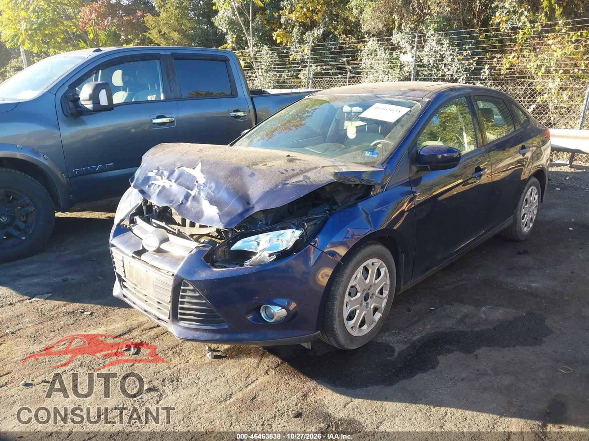FORD FOCUS 2012 - 1FAHP3F29CL113608