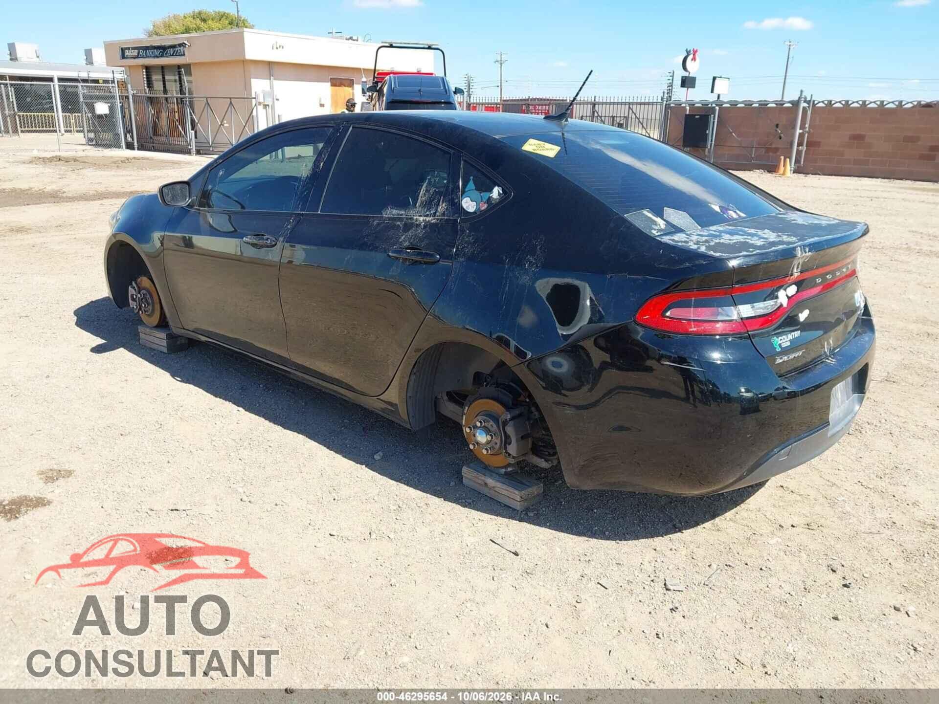 DODGE DART 2015 - 1C3CDFBB4FD172640