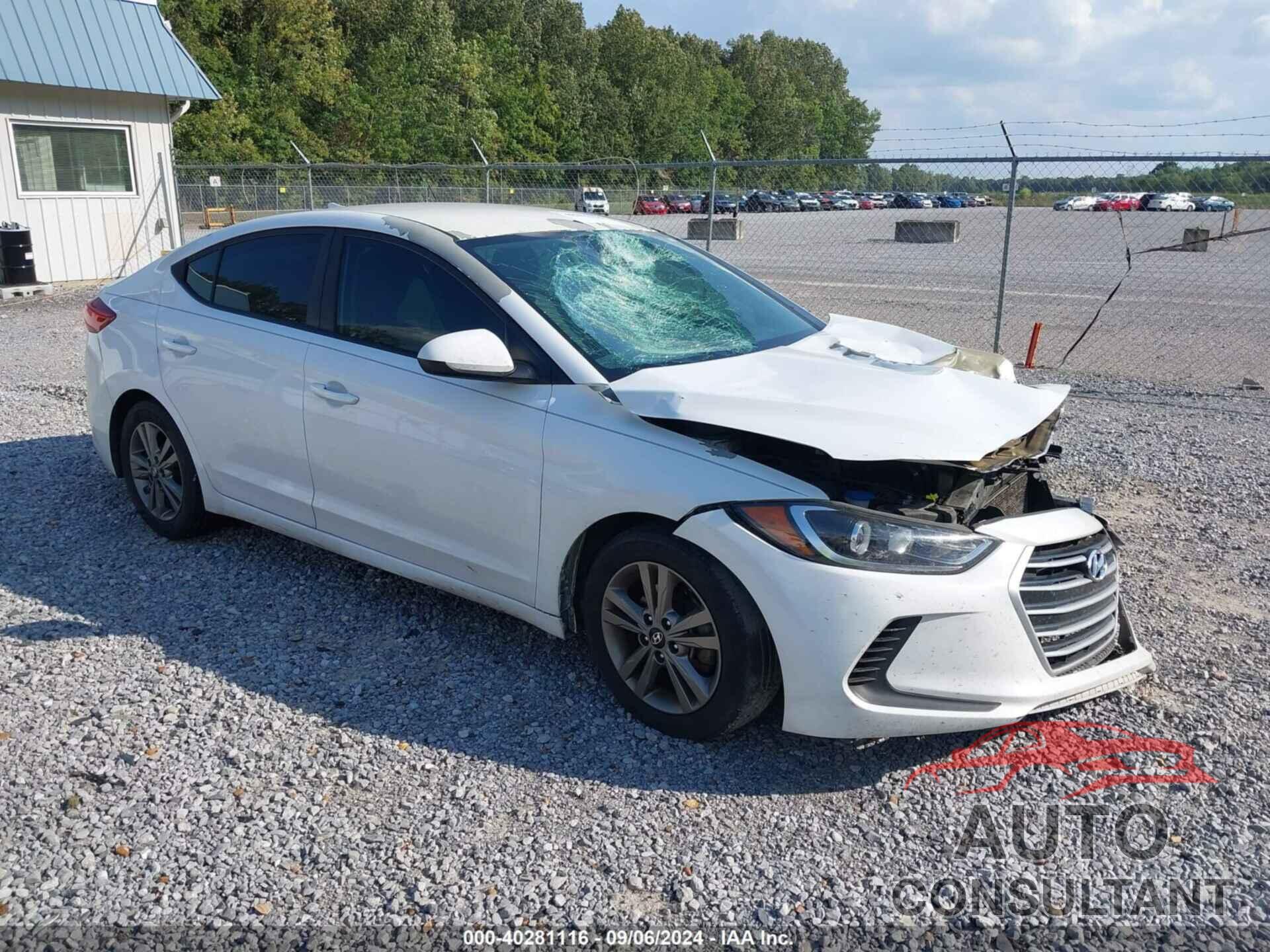 HYUNDAI ELANTRA 2017 - 5NPD84LF9HH120265