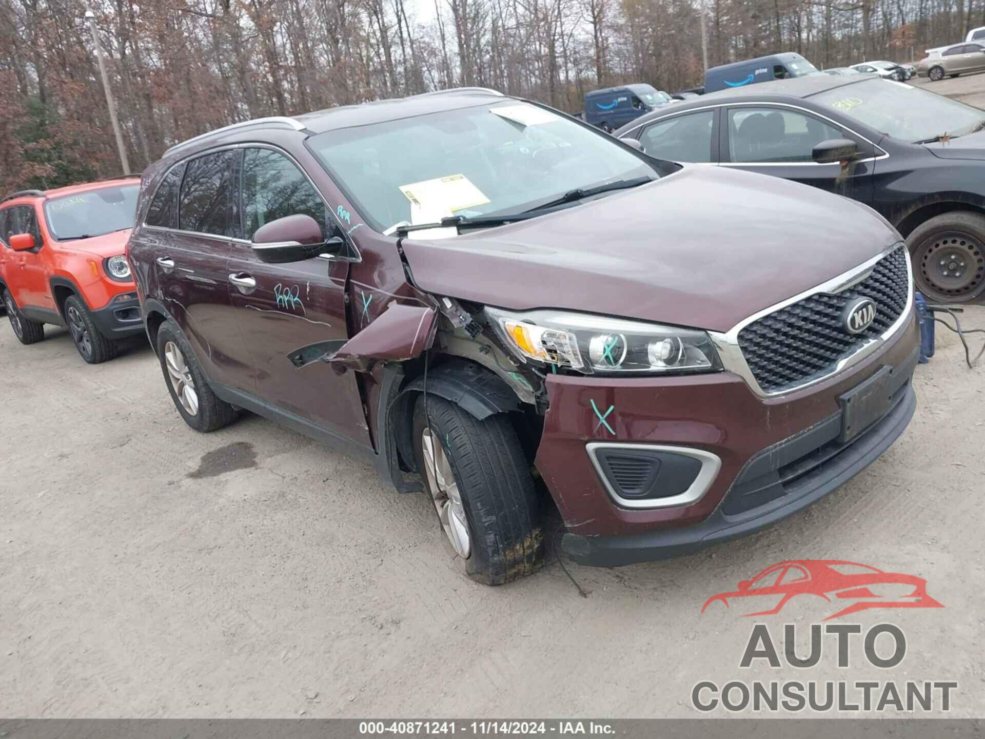 KIA SORENTO 2018 - 5XYPG4A38JG407764