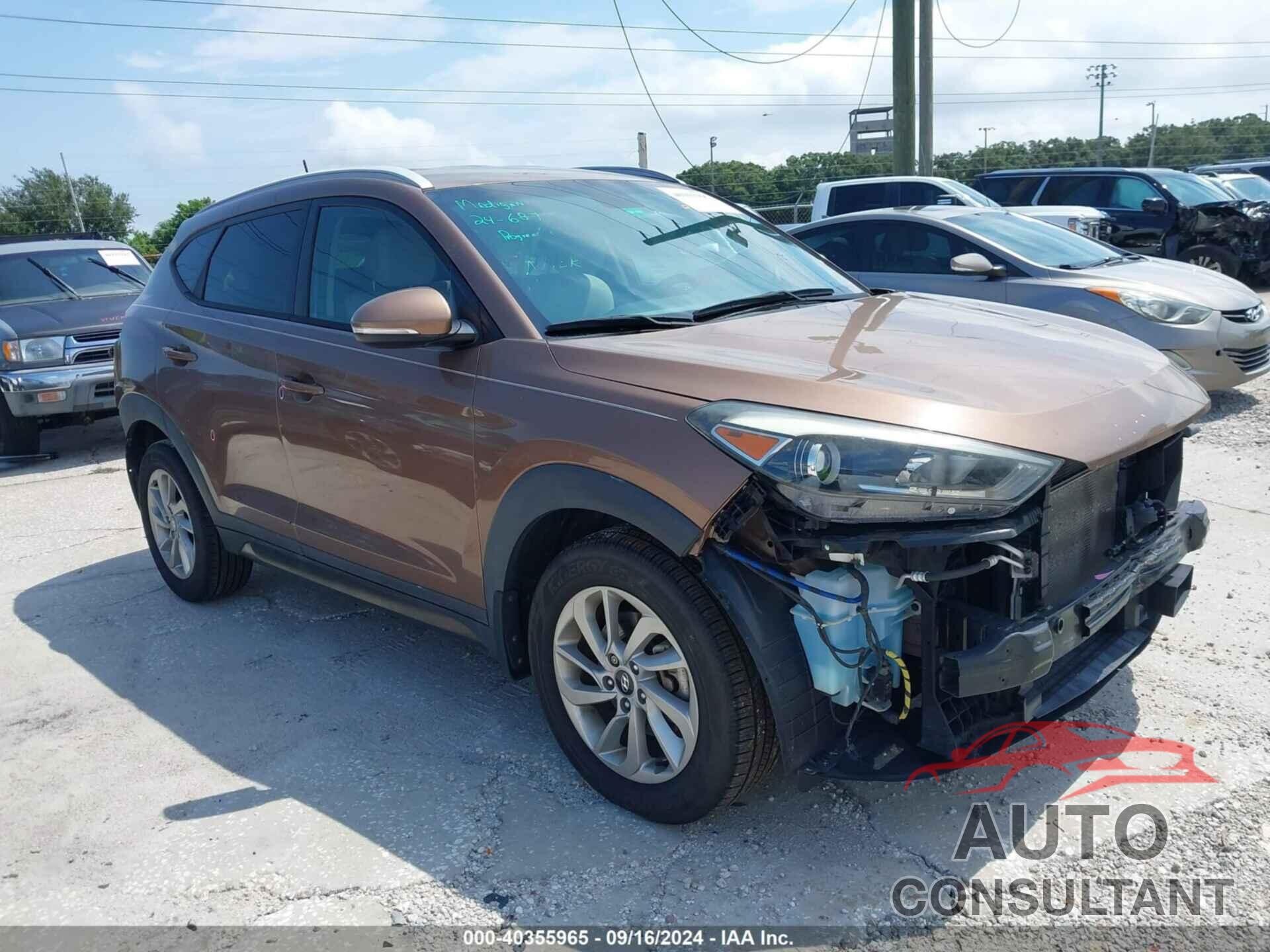 HYUNDAI TUCSON 2016 - KM8J3CA29GU044624