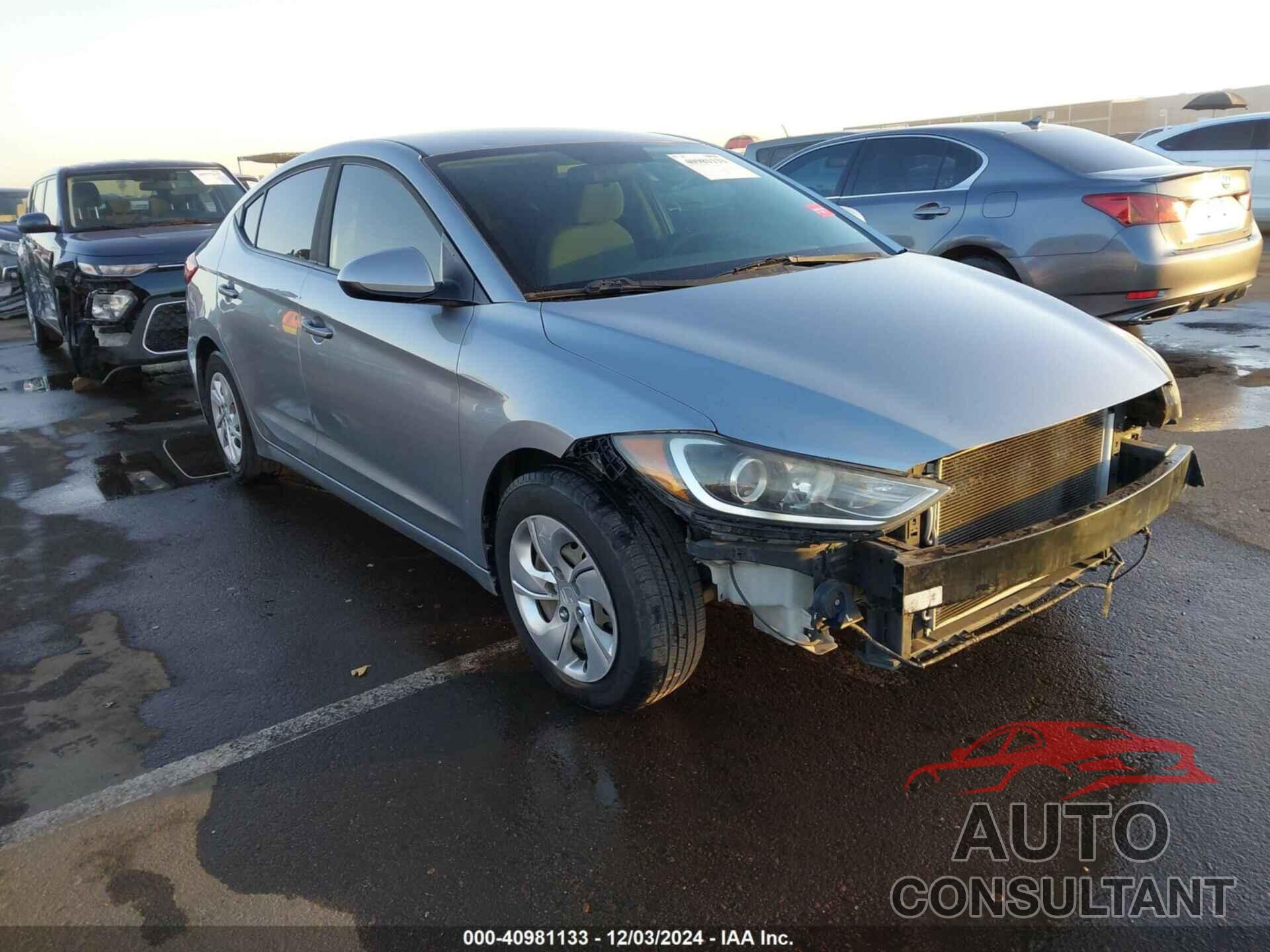 HYUNDAI ELANTRA 2017 - 5NPD74LF2HH093719