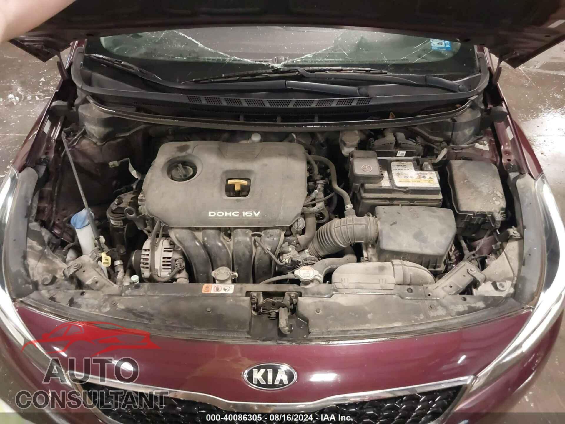 KIA FORTE 2017 - 3KPFL4A74HE140284