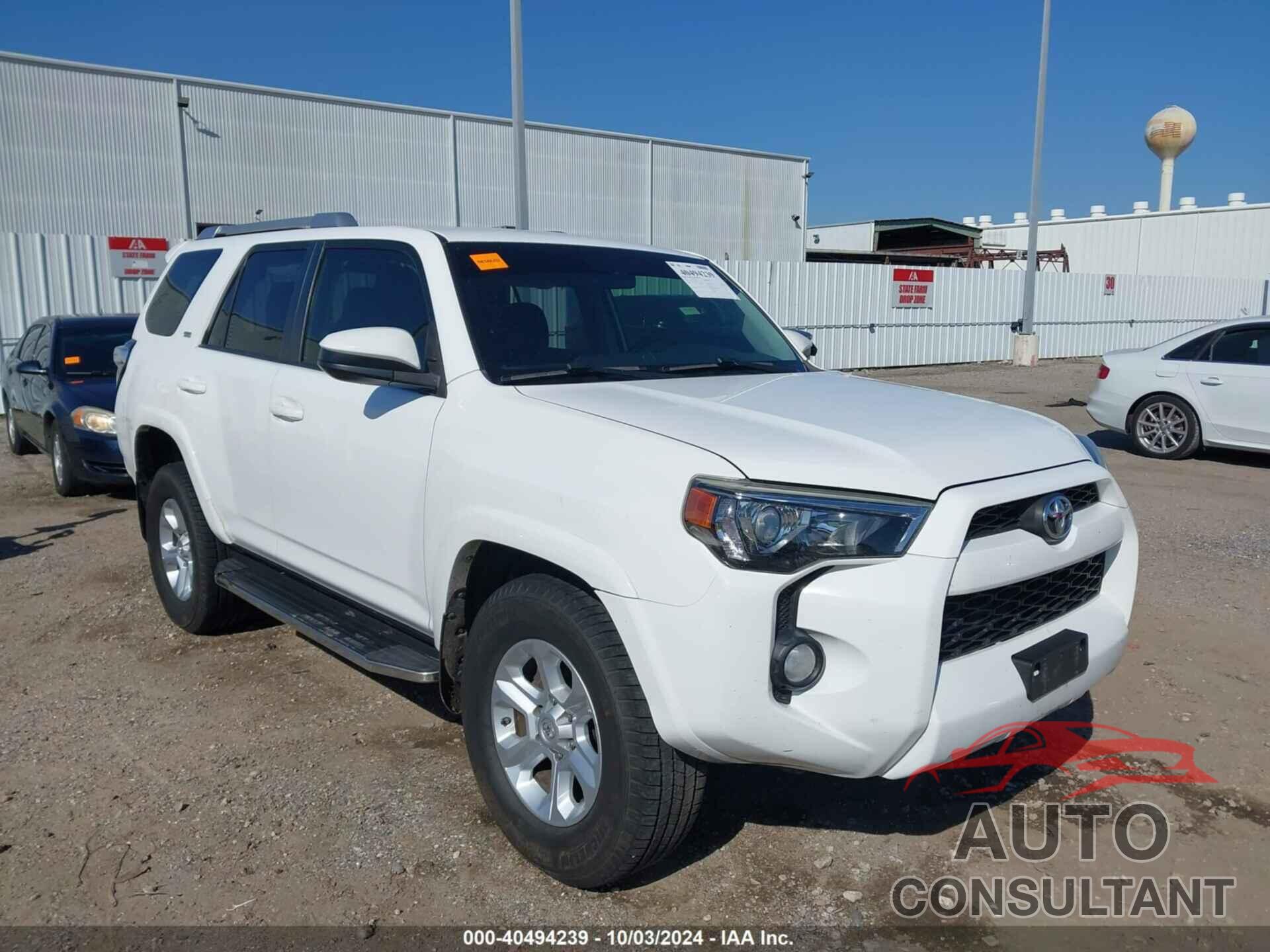 TOYOTA 4RUNNER 2016 - JTEZU5JR7G5144398