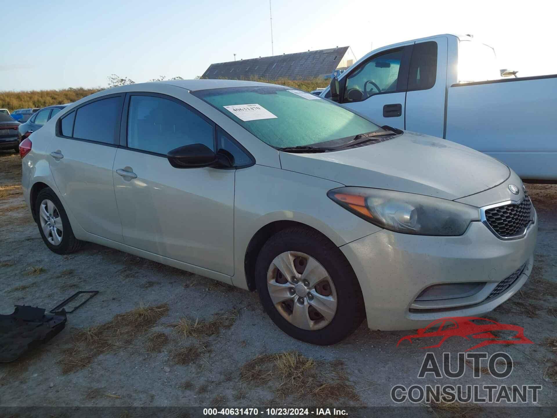 KIA FORTE 2015 - KNAFK4A66F5404685