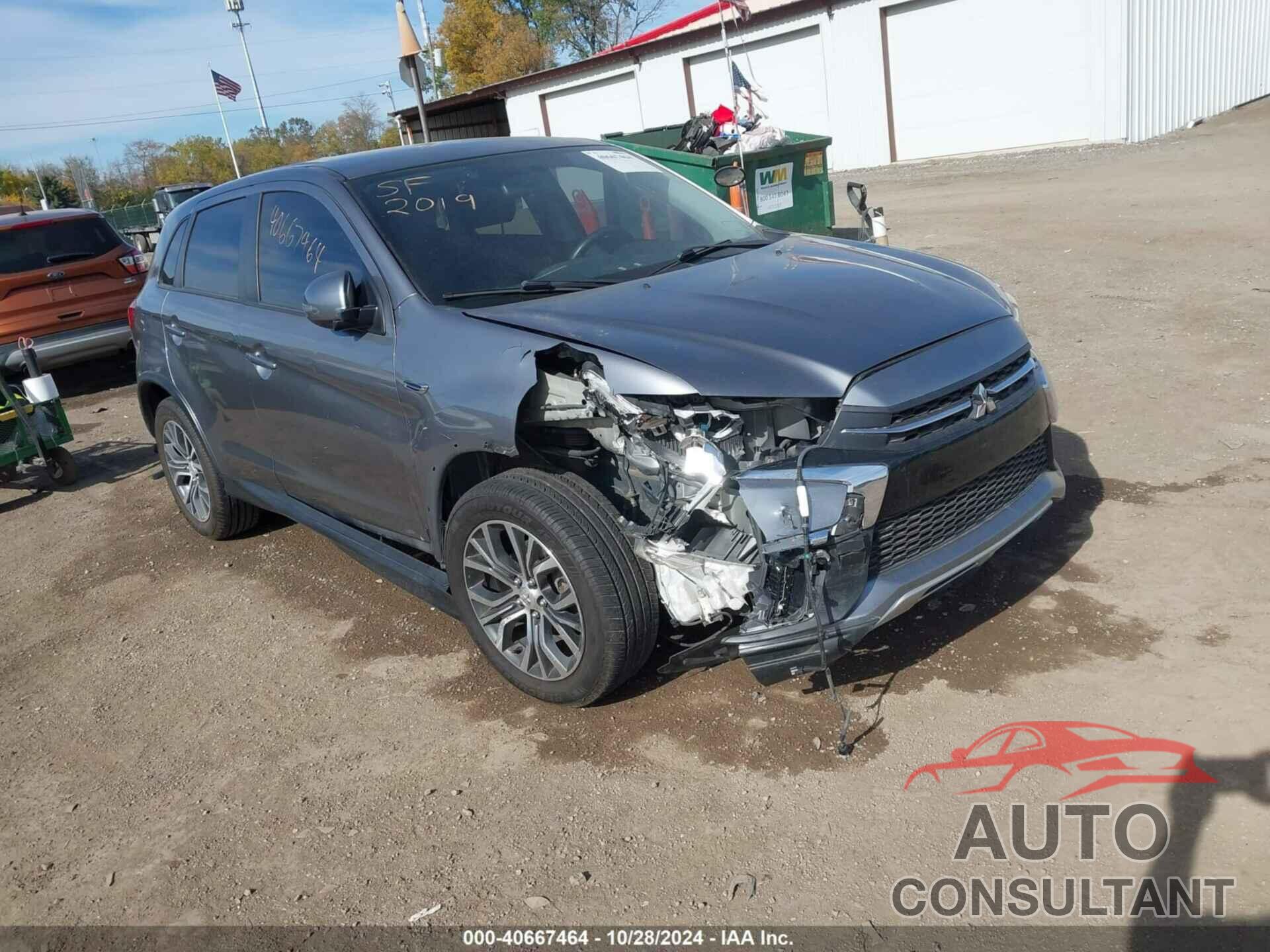 MITSUBISHI OUTLANDER SPORT 2019 - JA4AP4AU0KU006718