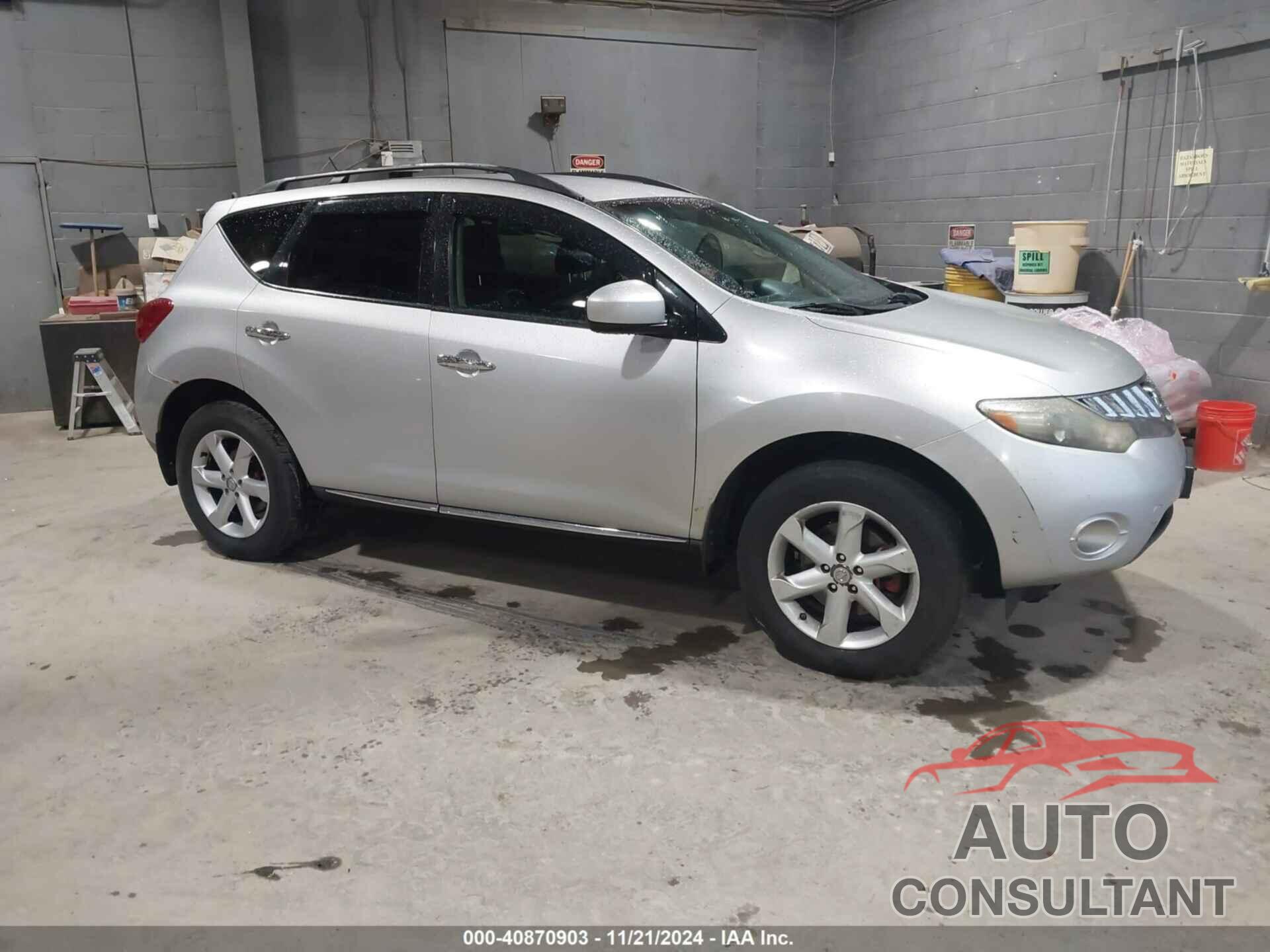 NISSAN MURANO 2009 - JN8AZ18W19W148715