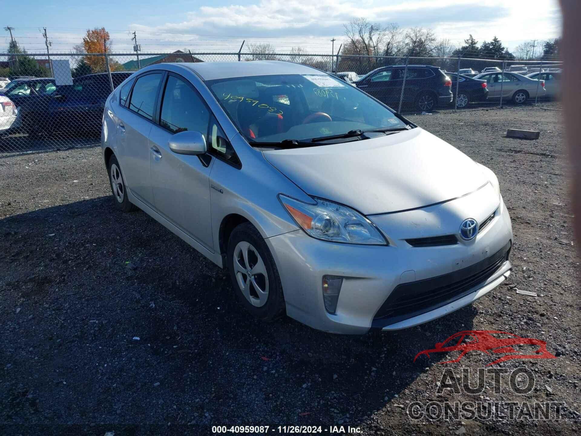 TOYOTA PRIUS 2013 - JTDKN3DU1D5704547