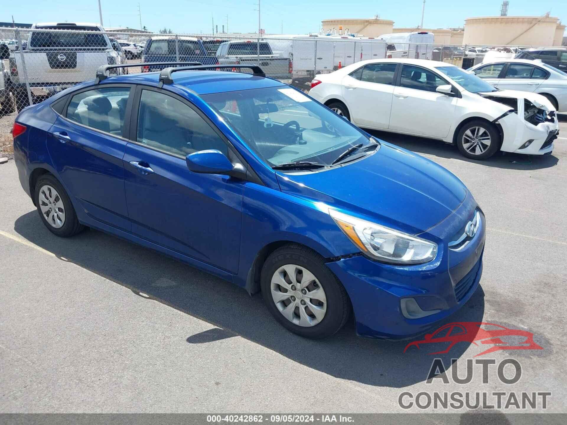 HYUNDAI ACCENT 2016 - KMHCT4AE7GU124626