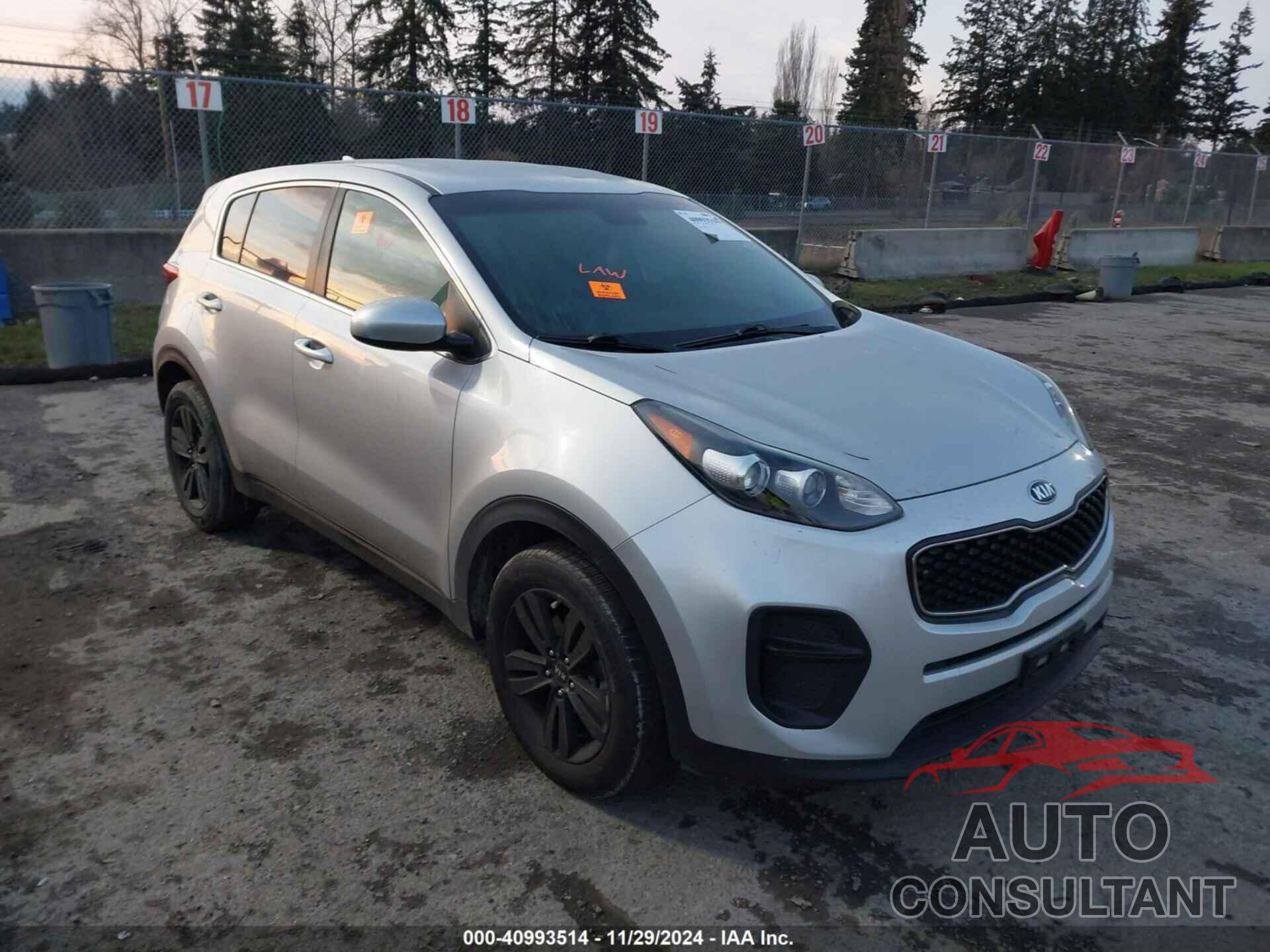 KIA SPORTAGE 2018 - KNDPM3AC8J7444880