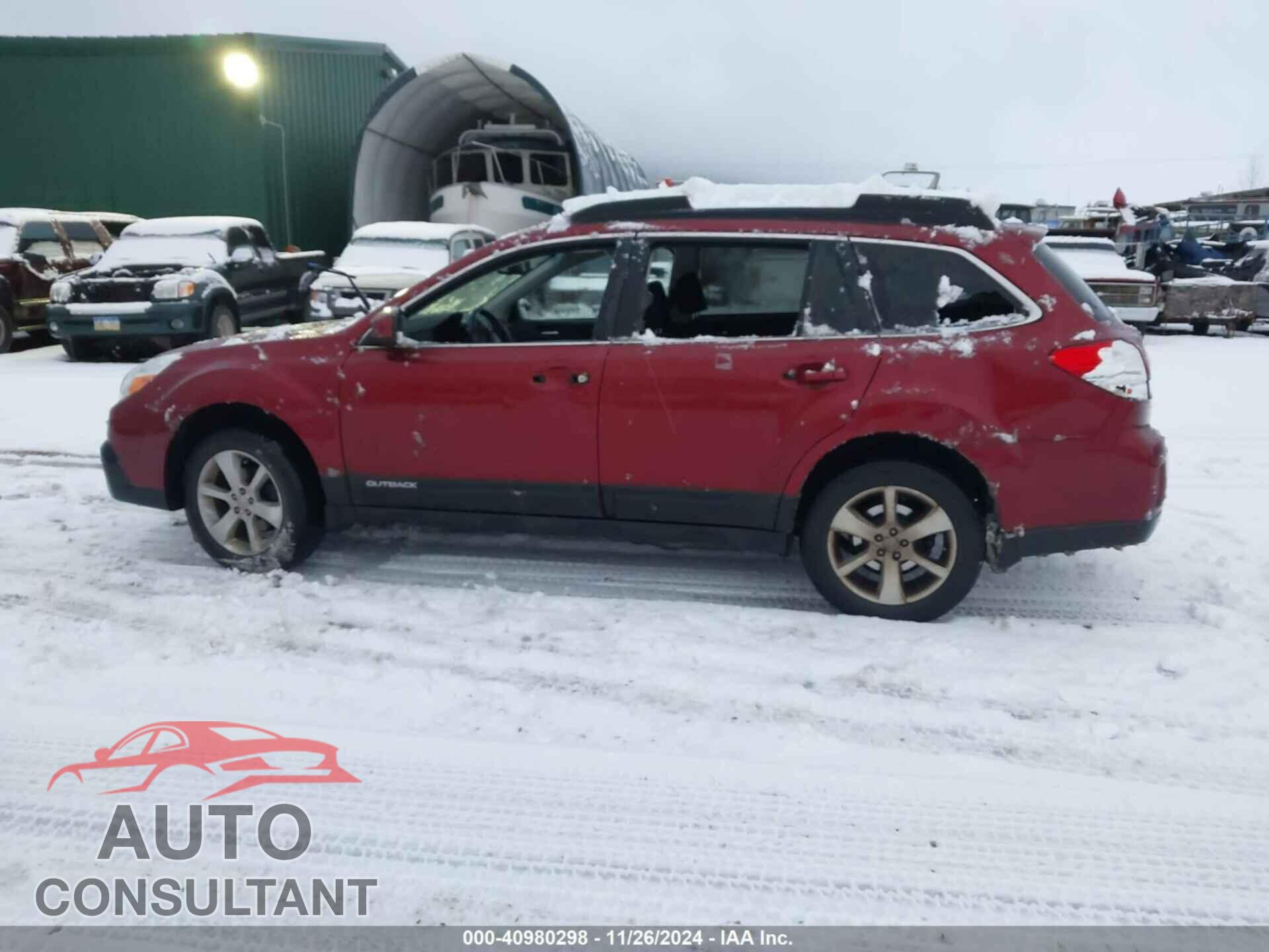 SUBARU OUTBACK 2014 - 4S4BRBDC4E3298309
